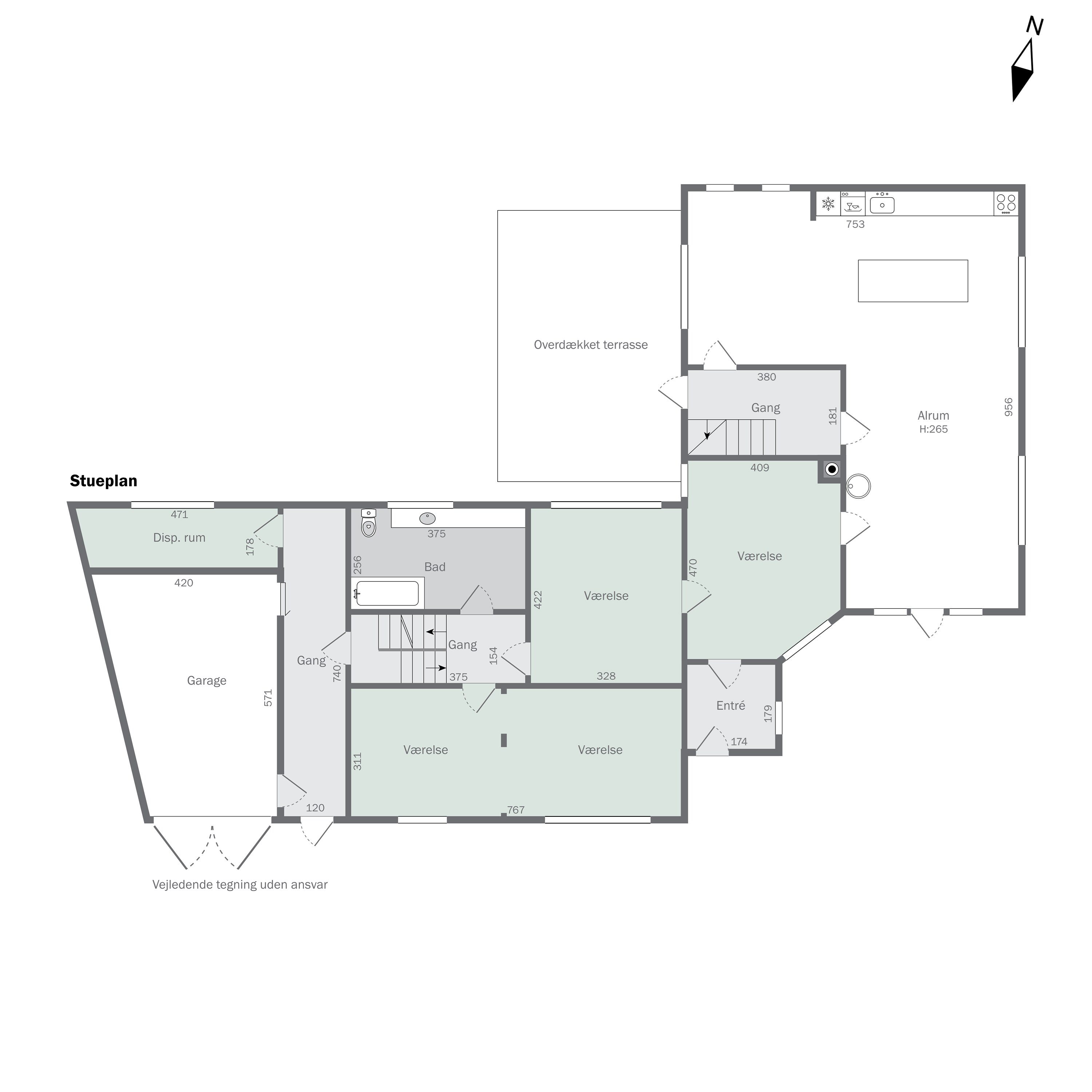 Plantegninger billede af Lundby Hovedgade 63, 4750 Lundby