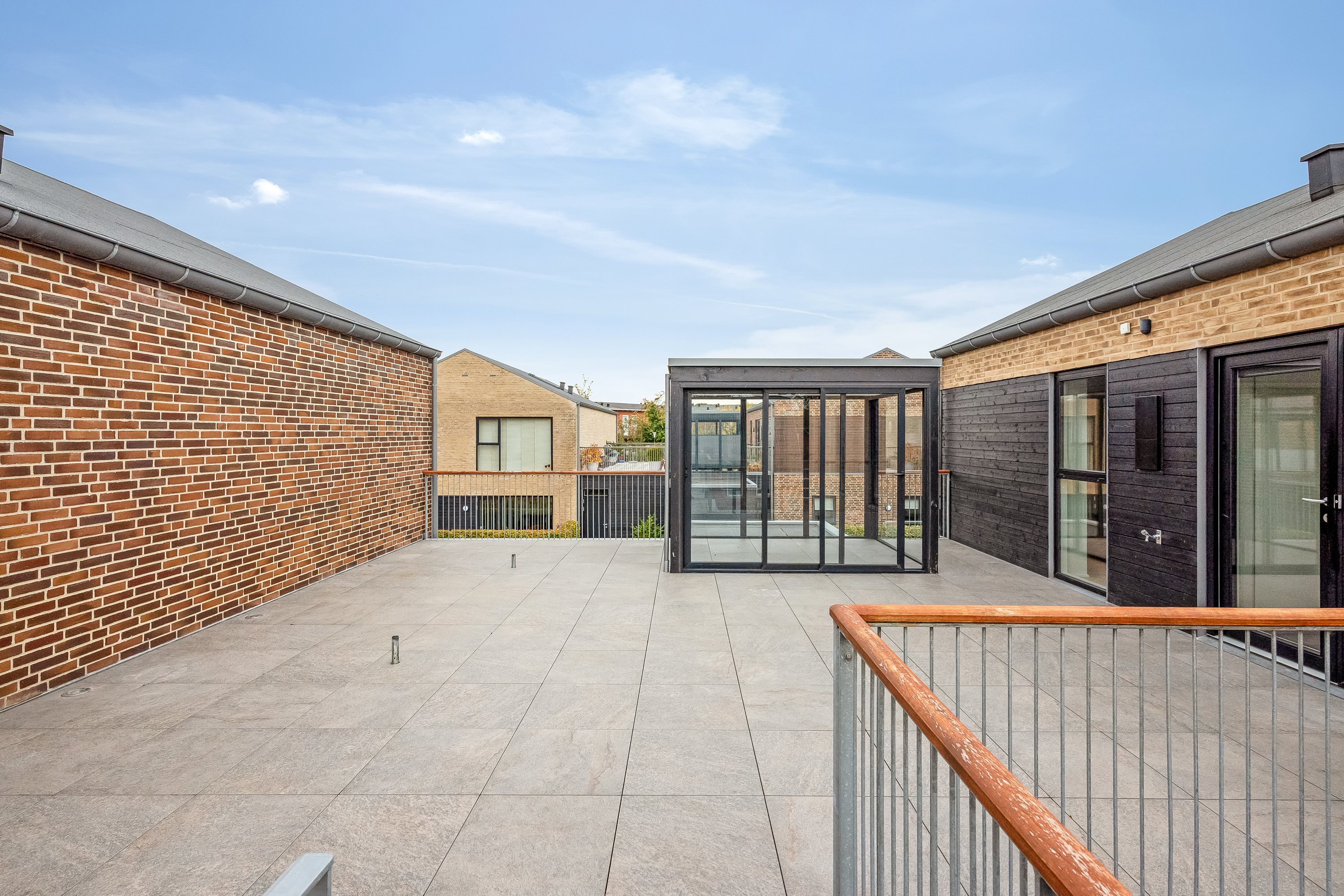 Fremhævet terrasse billede i fuldskærmstilstand. Billede af Skivevej 24A, 1., 7500 Holstebro