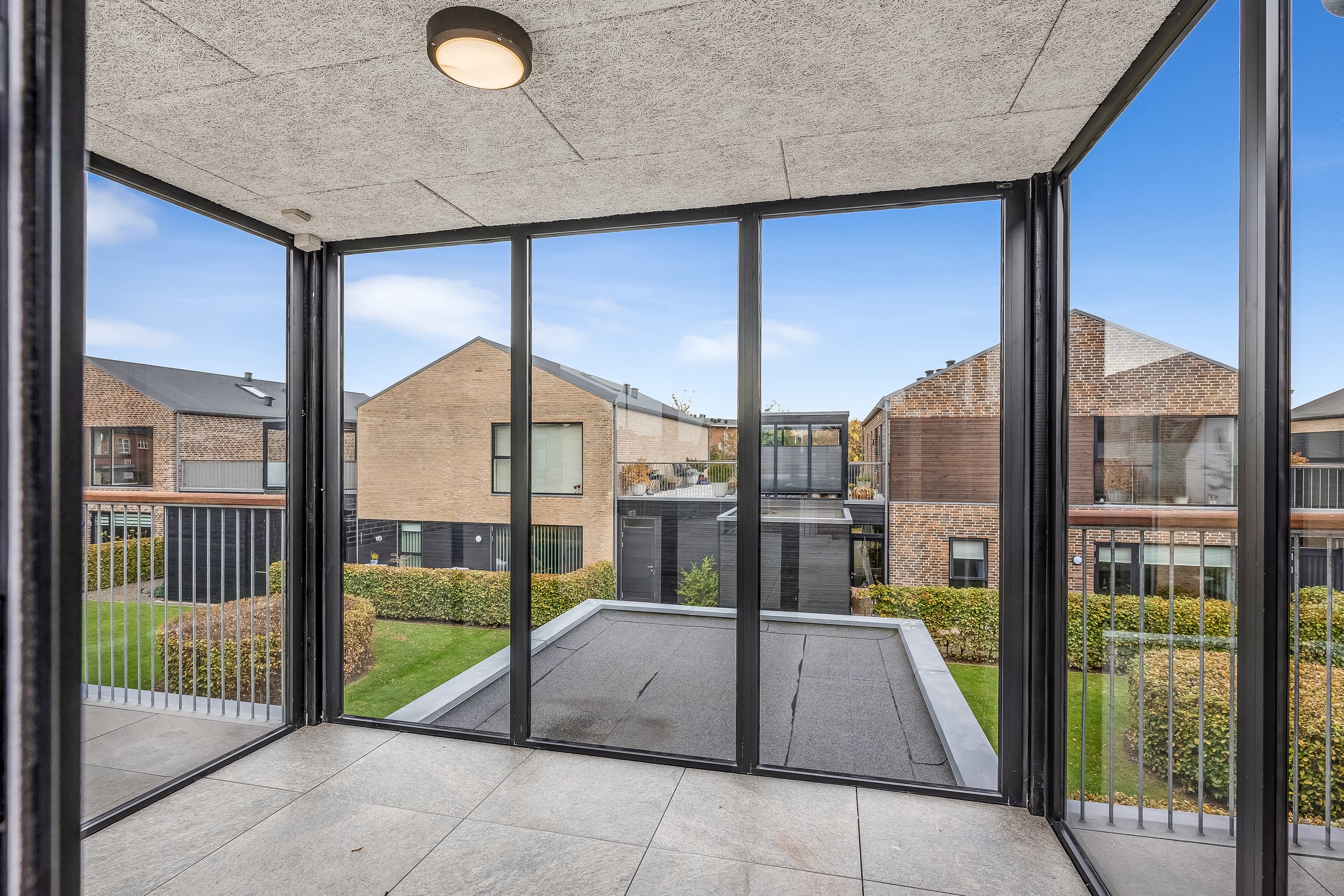 Fremhævet overdækket terrasse billede i fuldskærmstilstand. Billede af Skivevej 24A, 1., 7500 Holstebro