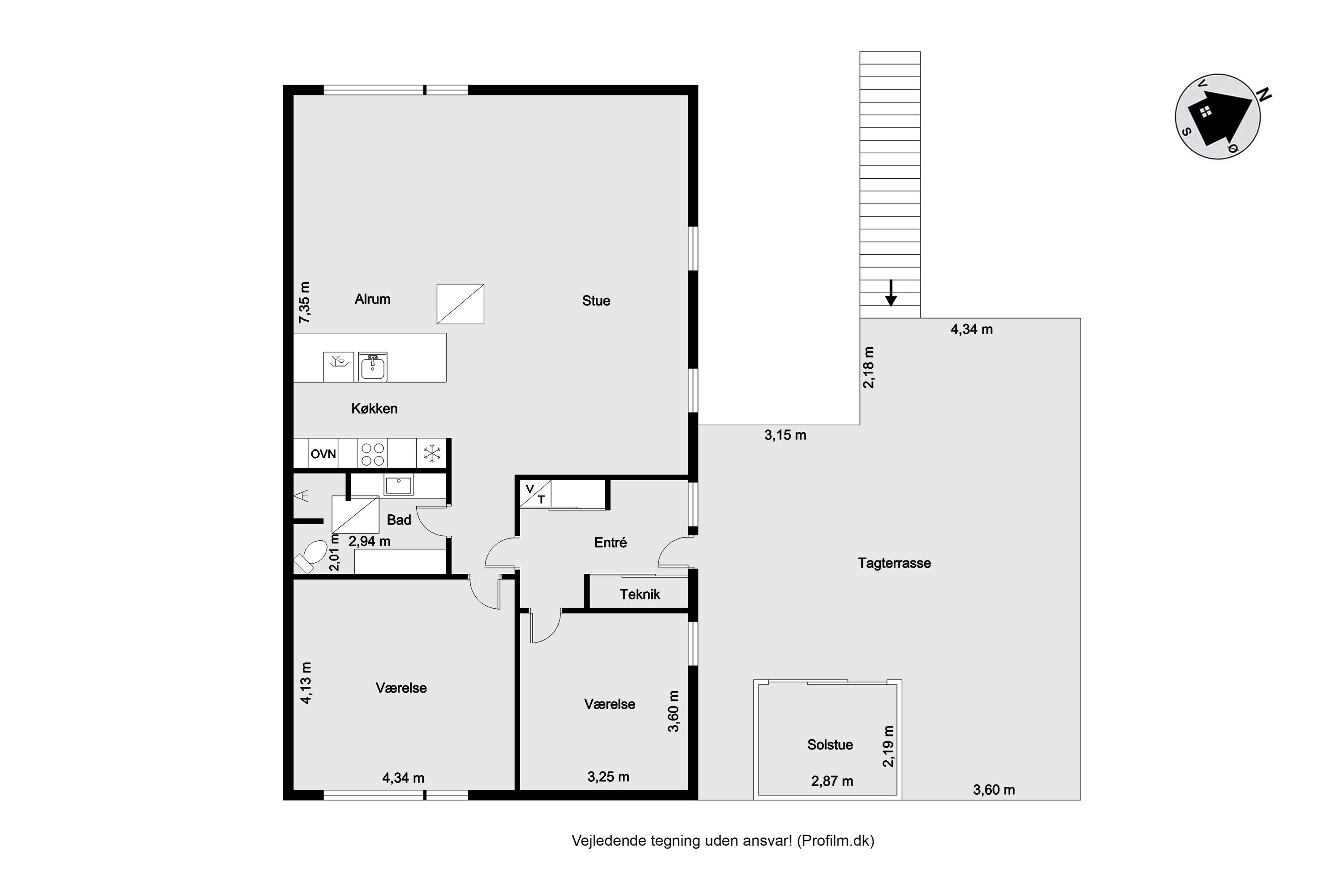 Plantegninger billede af Skivevej 24A, 1., 7500 Holstebro