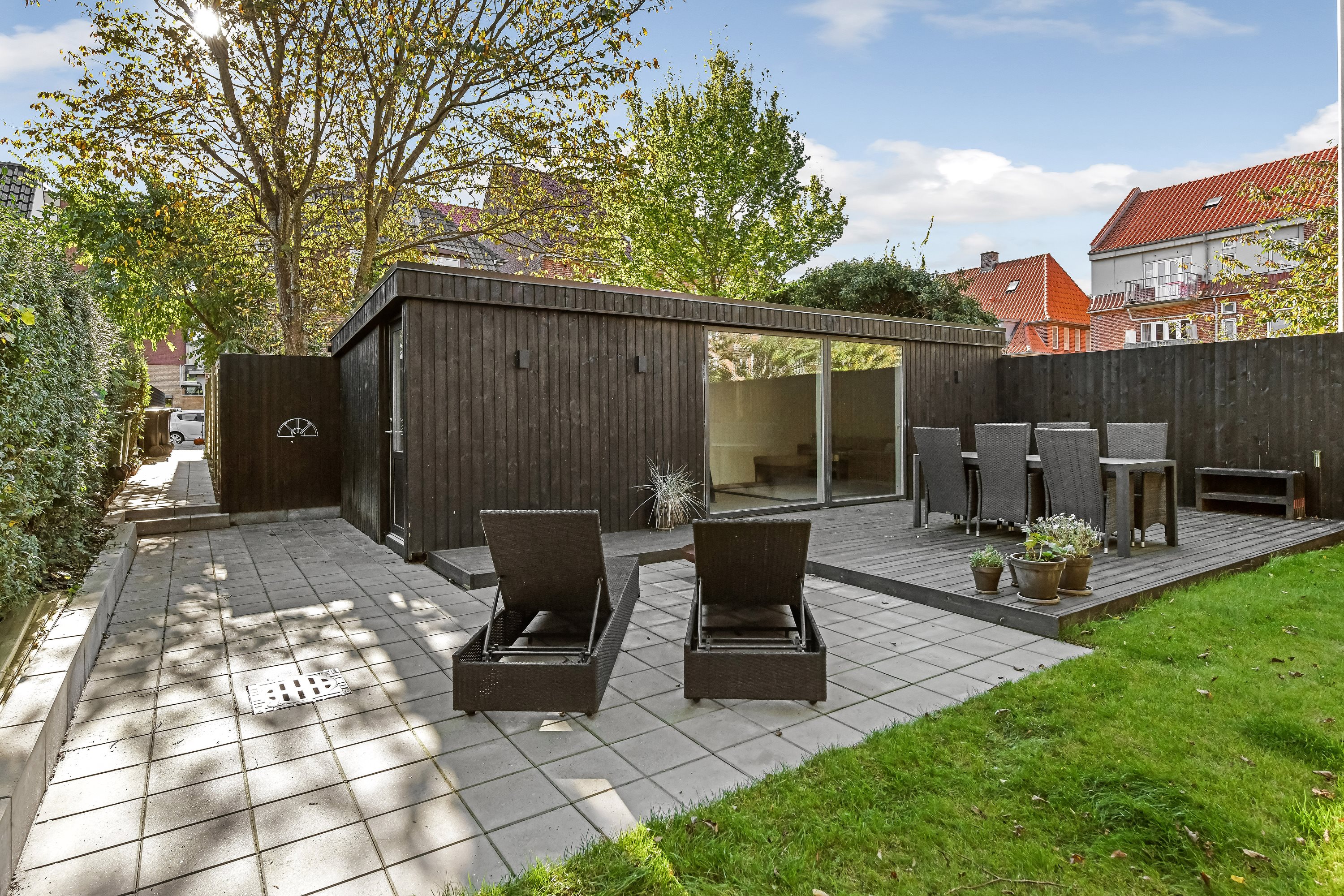 Fremhævet terrasse billede i fuldskærmstilstand. Billede af Skjoldsgade 9, 1., 6700 Esbjerg