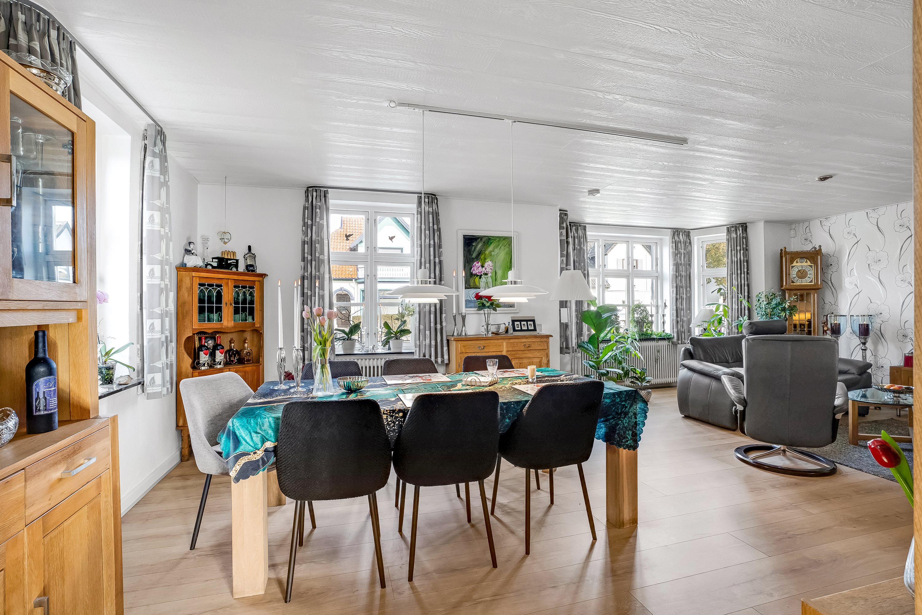 Fremhævet stue billede i fuldskærmstilstand. Billede af Hovedgaden 32, 4913 Horslunde