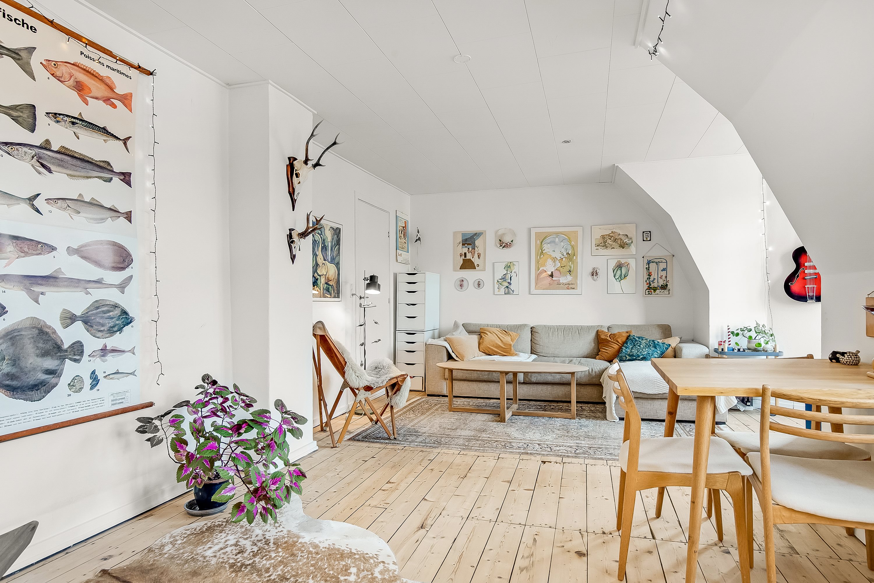 Fremhævet stue billede i fuldskærmstilstand. Billede af Vedelsgade 42A, 3., Centrum, 7100 Vejle