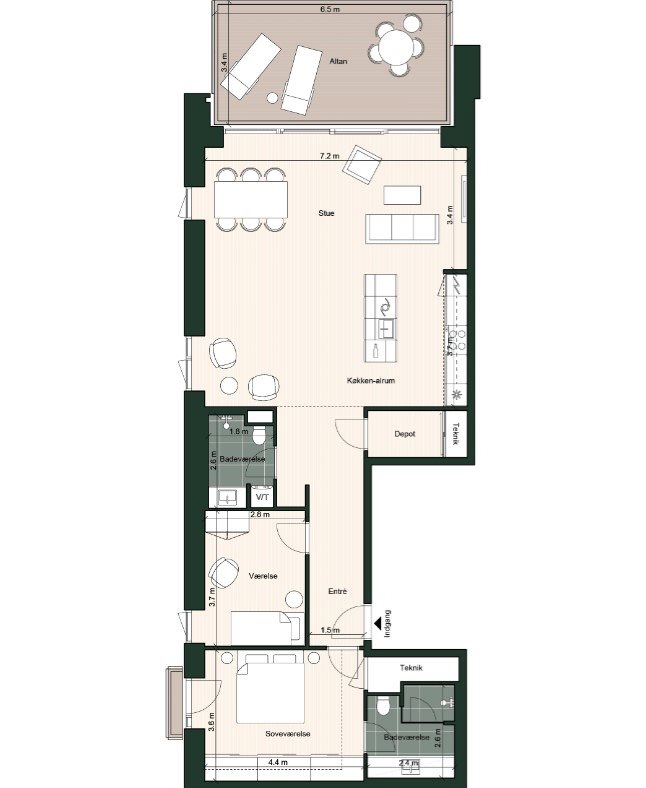 Fremhævet  billede i fuldskærmstilstand. Billede af Skibsbyggerstræde 21, 1. th., 5000 Odense C