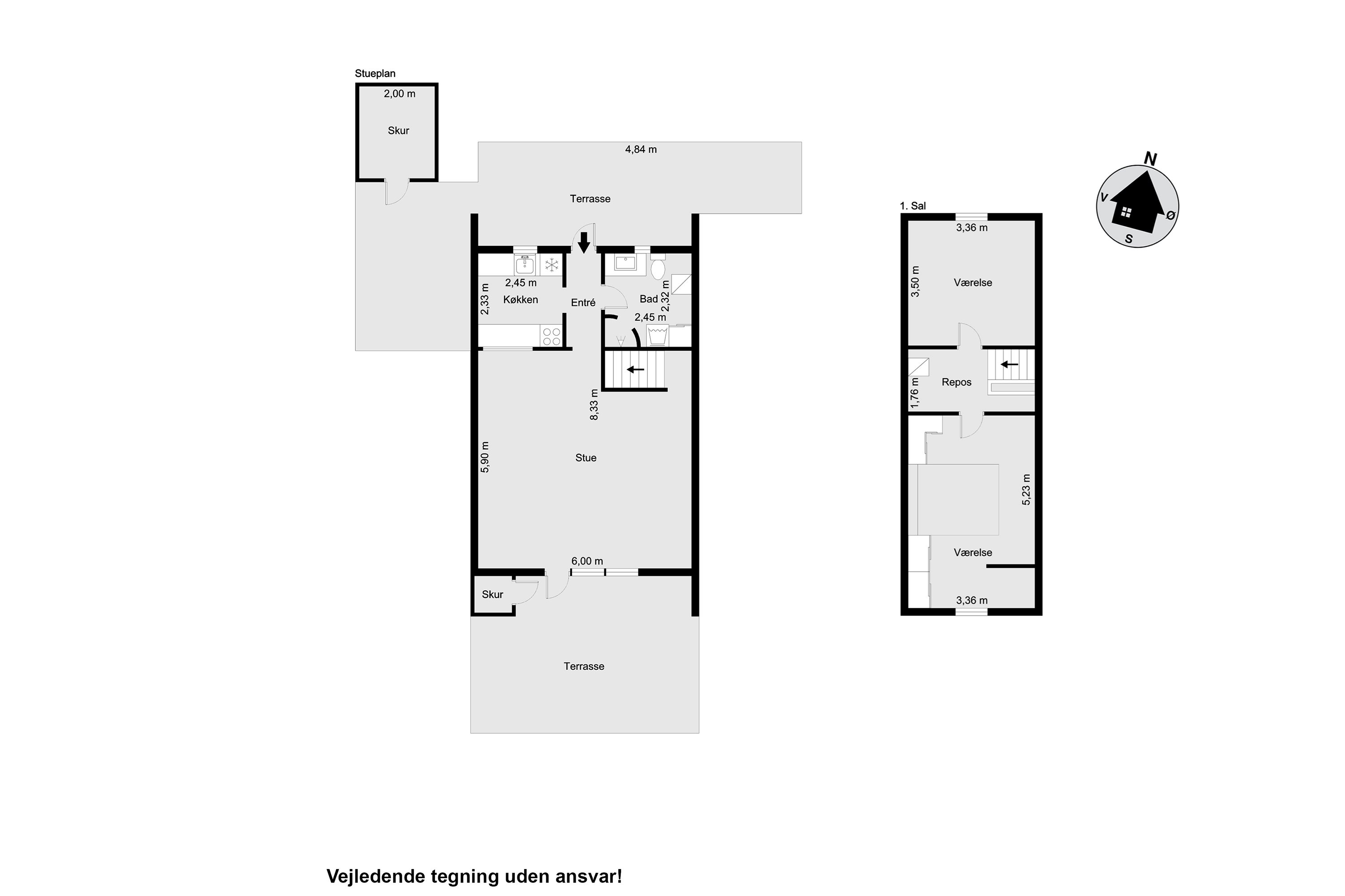 Plantegninger billede af Golfsvinget 112, Gatten, 9640 Farsø