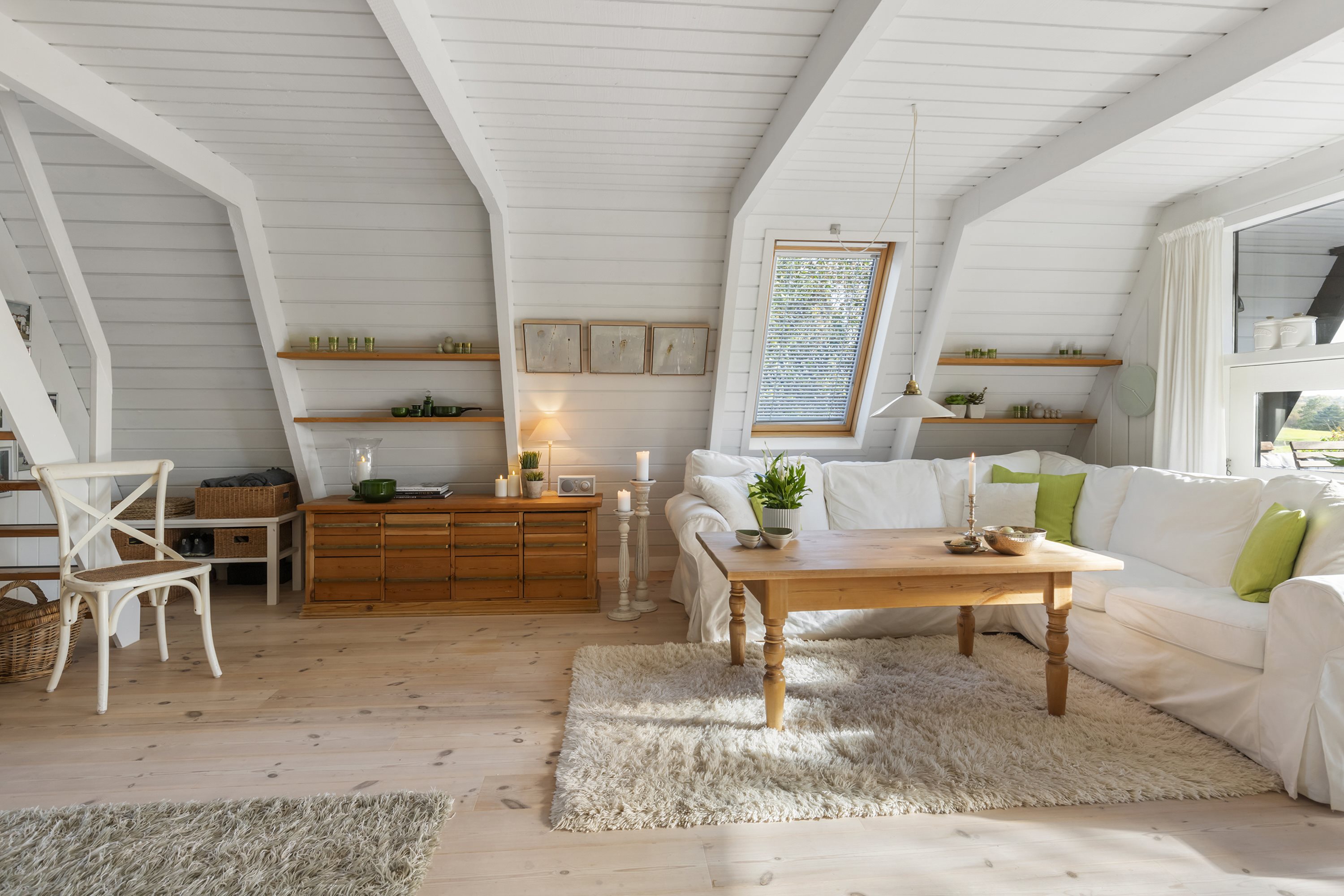 Fremhævet stue billede i fuldskærmstilstand. Billede af Golfsvinget 112, Gatten, 9640 Farsø