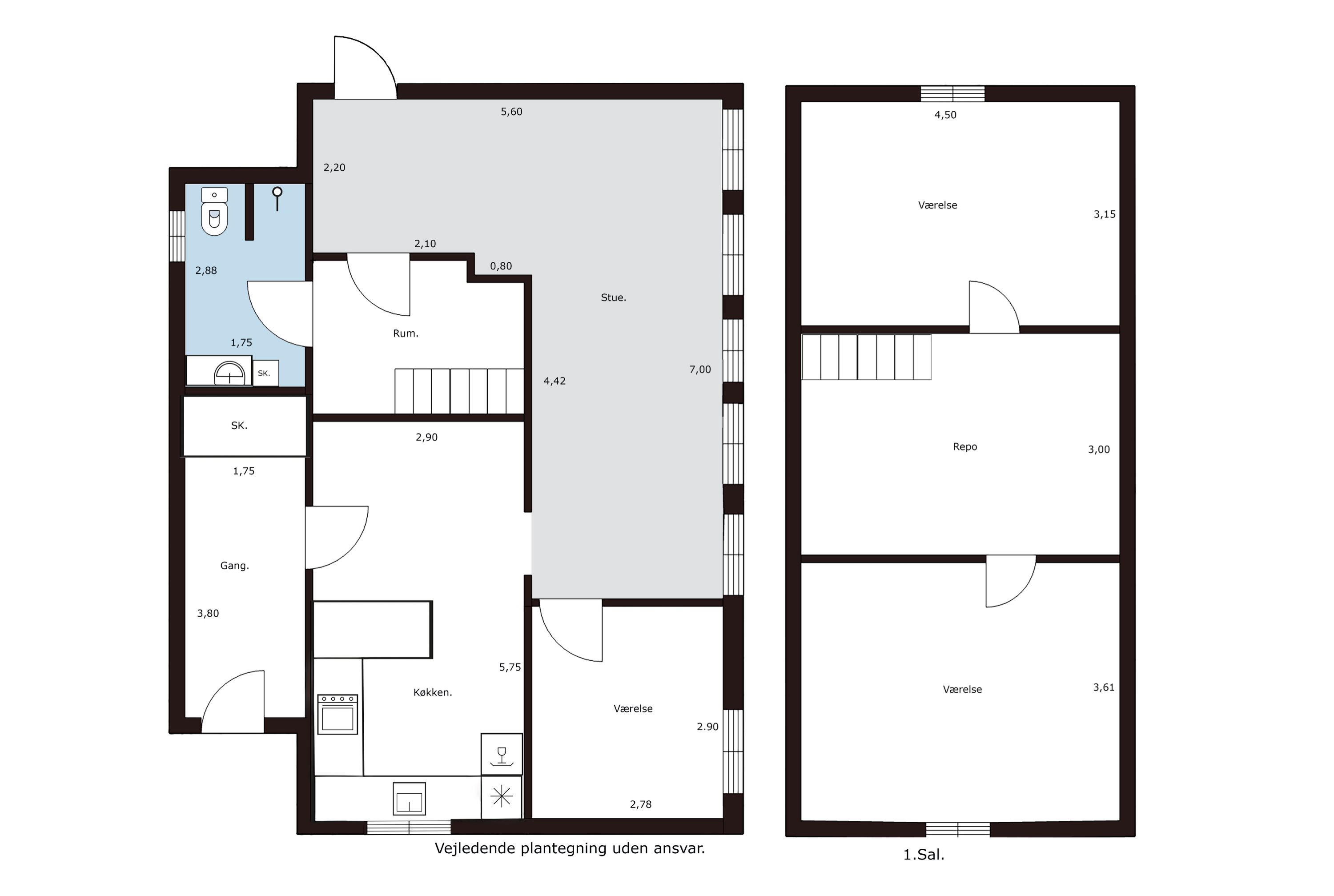 Plantegninger billede af Skolevej 10, Skalbjerg, 5492 Vissenbjerg