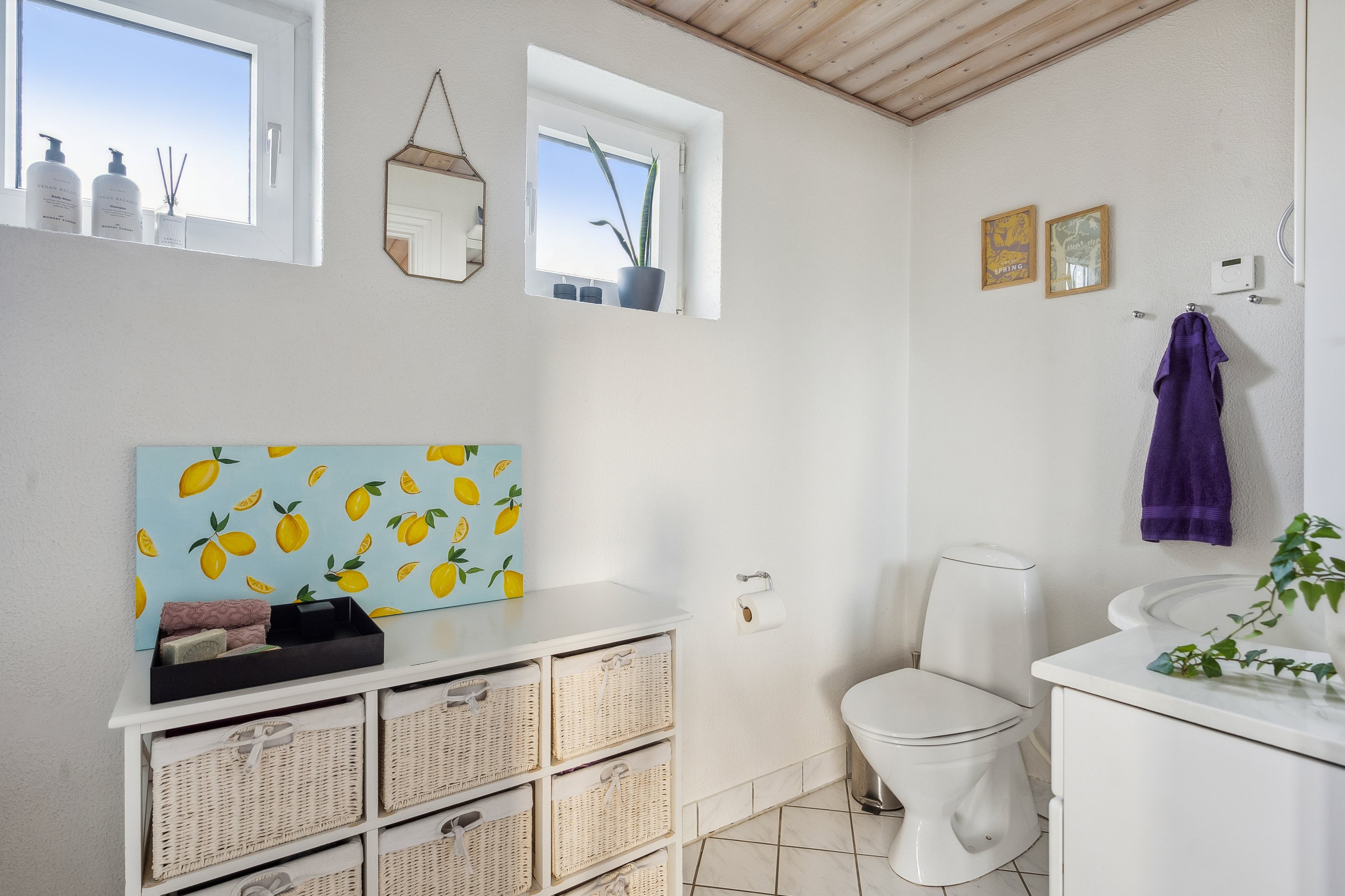 Fremhævet badeværelse billede i fuldskærmstilstand. Billede af Brovej 11, Klejtrup, 9500 Hobro