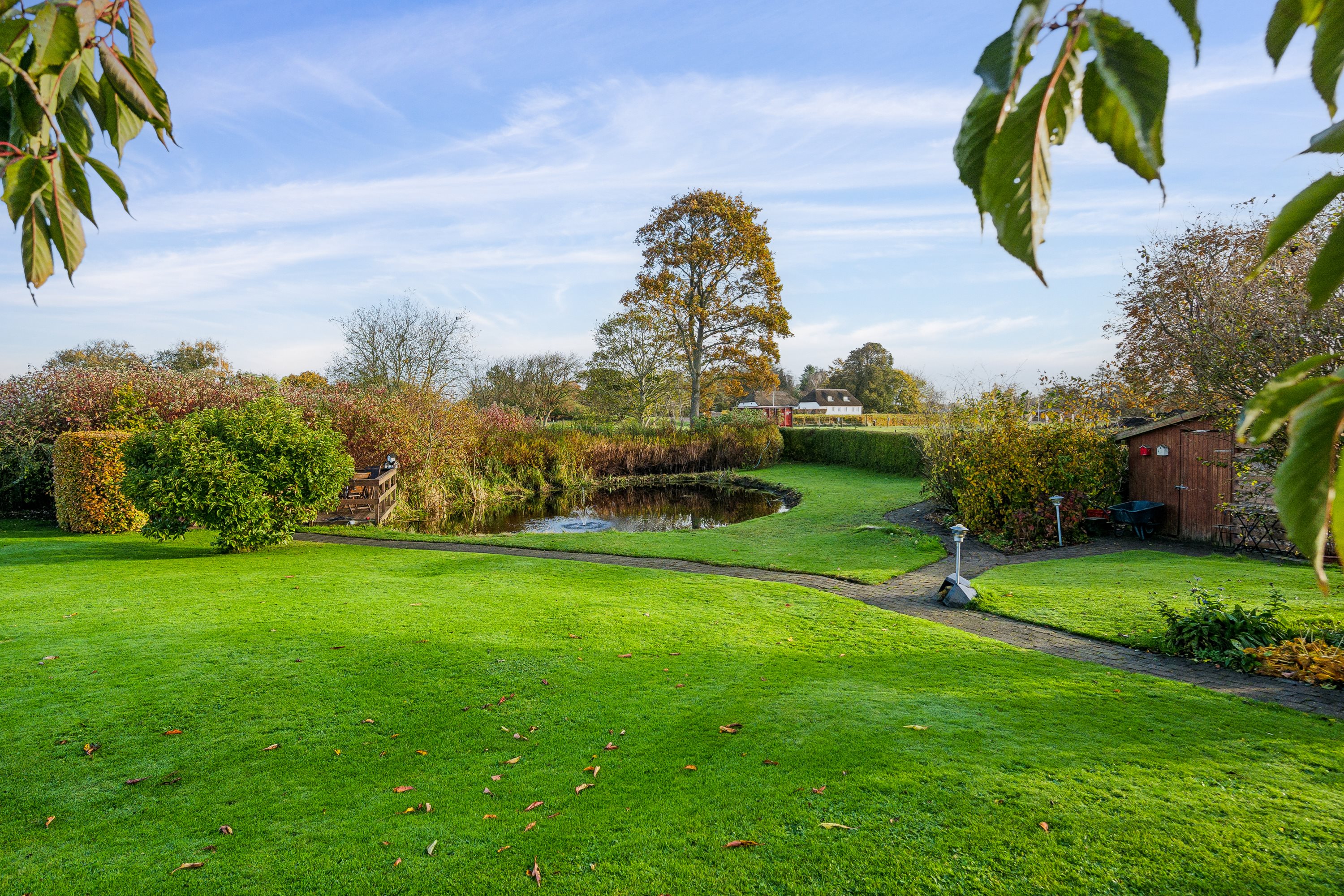 Fremhævet have billede i fuldskærmstilstand. Billede af Brovej 11, Klejtrup, 9500 Hobro