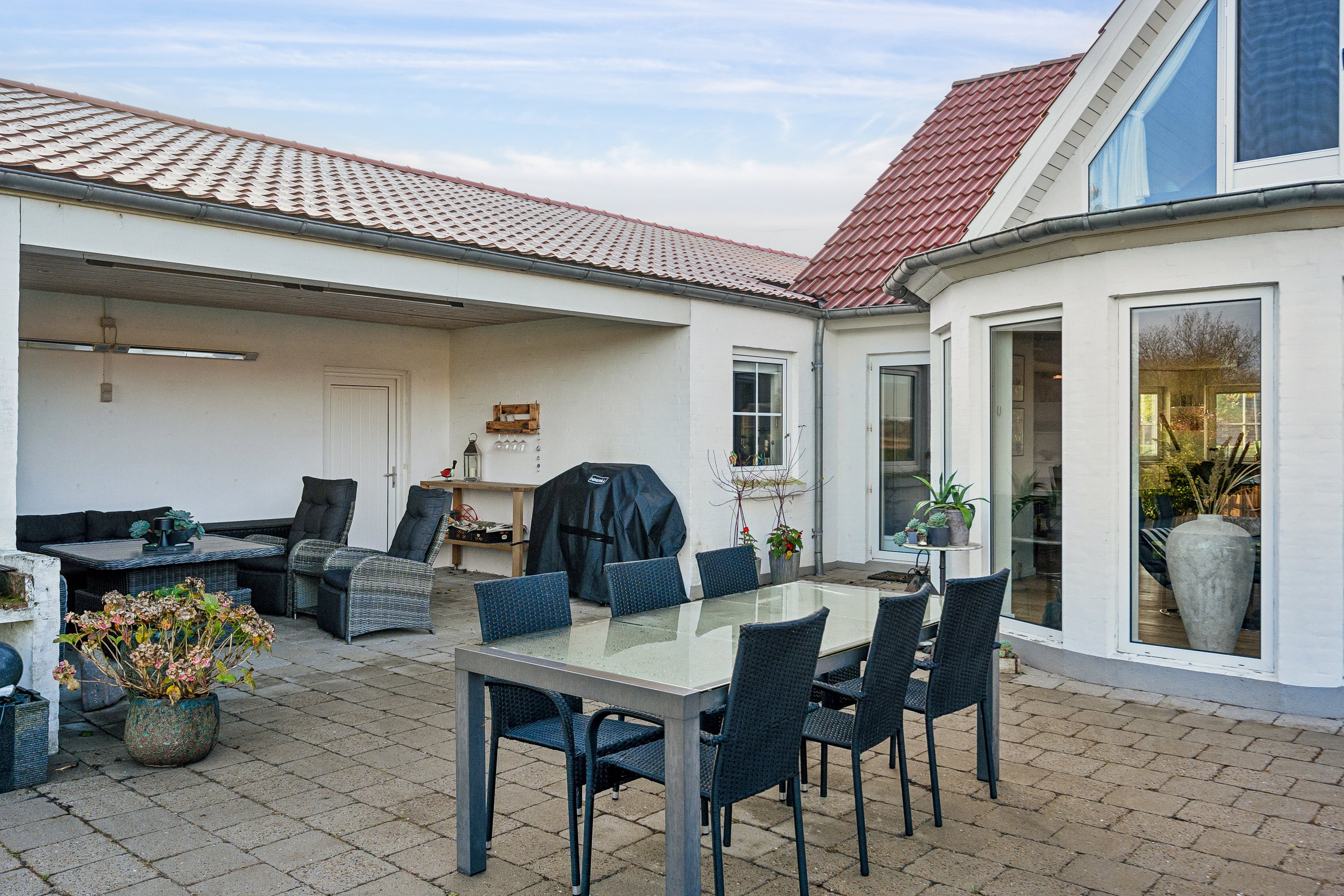 Fremhævet terrasse billede i fuldskærmstilstand. Billede af Brovej 11, Klejtrup, 9500 Hobro