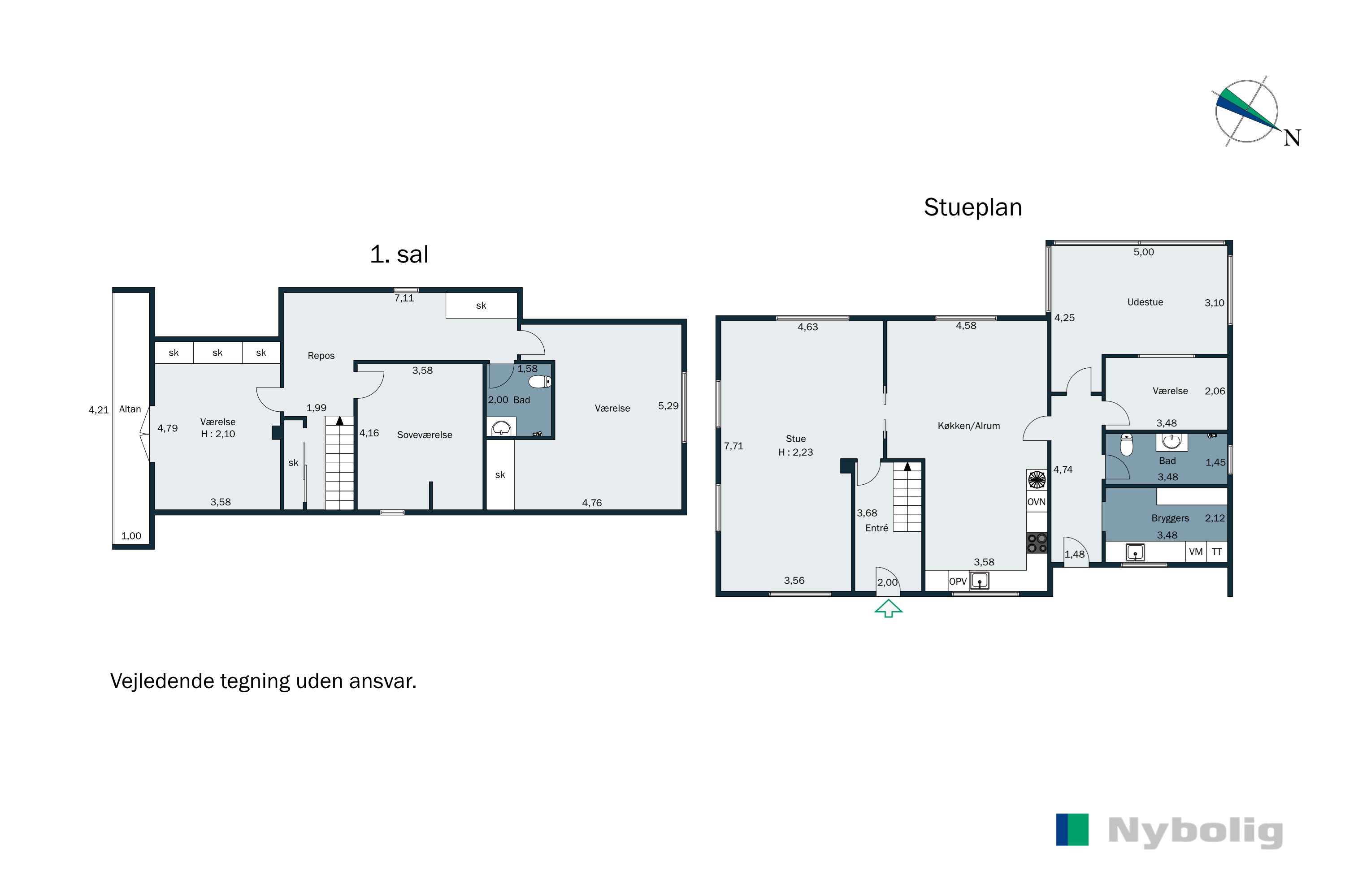 Plantegninger billede af Tåningvej 25, 8660 Skanderborg