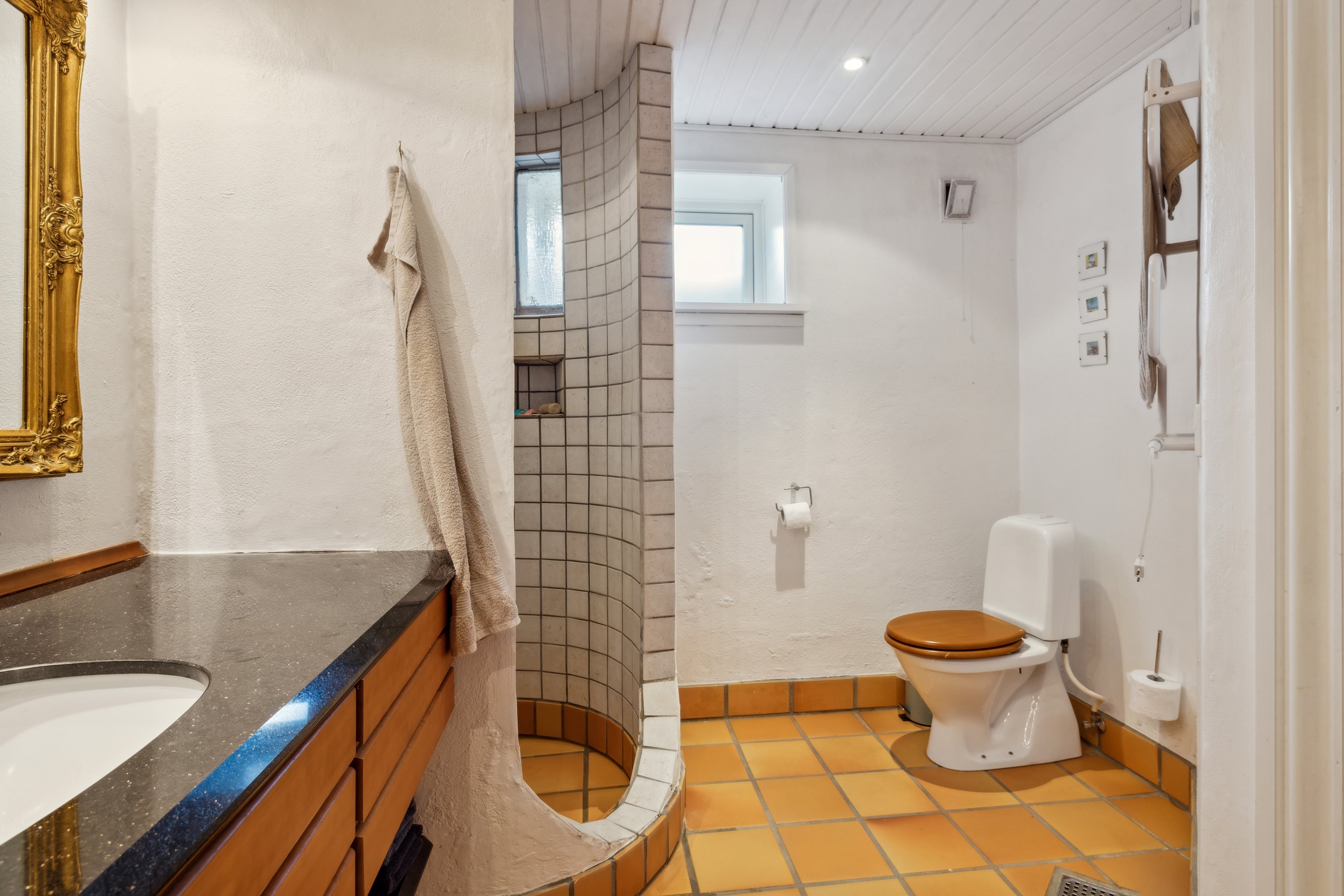 Fremhævet badeværelse billede i fuldskærmstilstand. Billede af Sønder Alle 49, 8800 Viborg