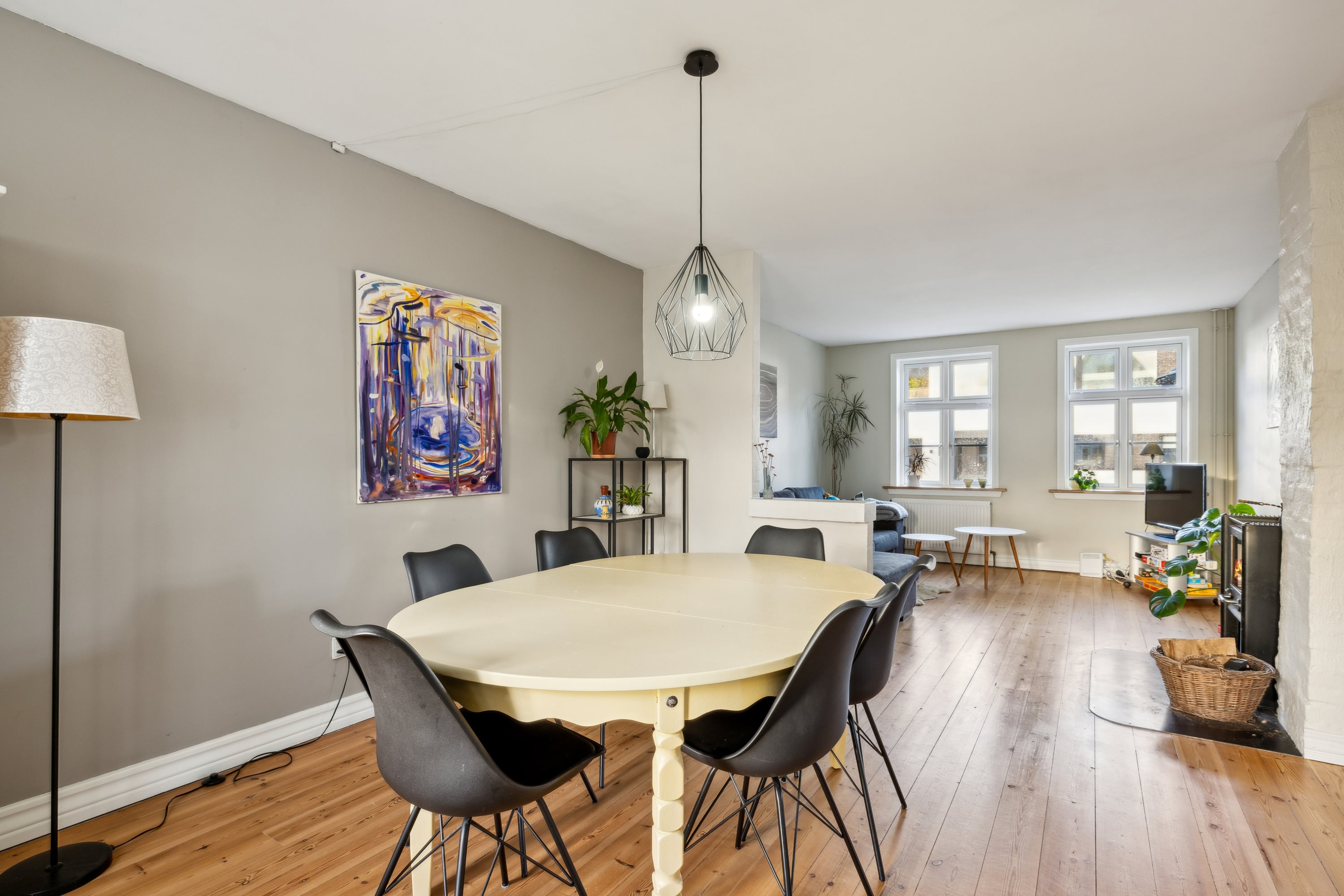 Fremhævet spisestue billede i fuldskærmstilstand. Billede af Sønder Alle 49, 8800 Viborg