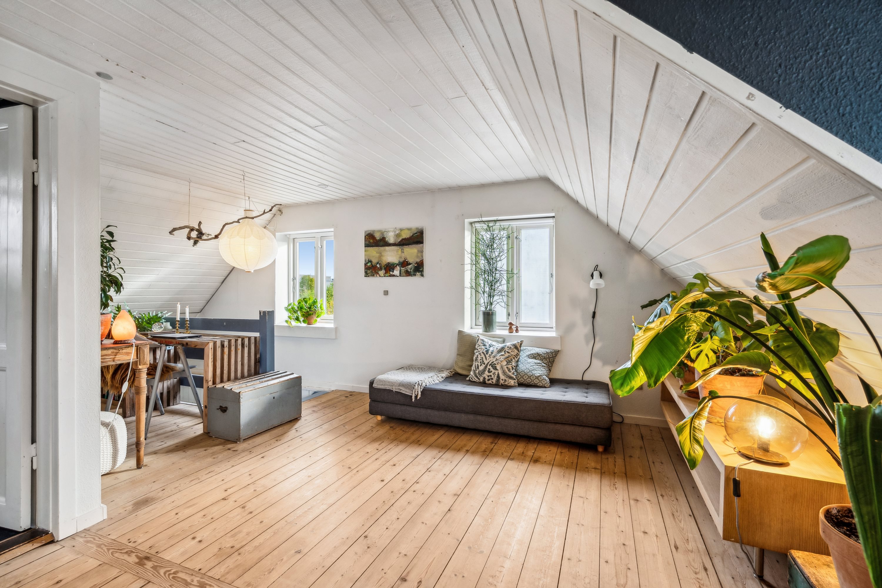 Fremhævet stue billede i fuldskærmstilstand. Billede af Strandgårdshøj 12, 8400 Ebeltoft