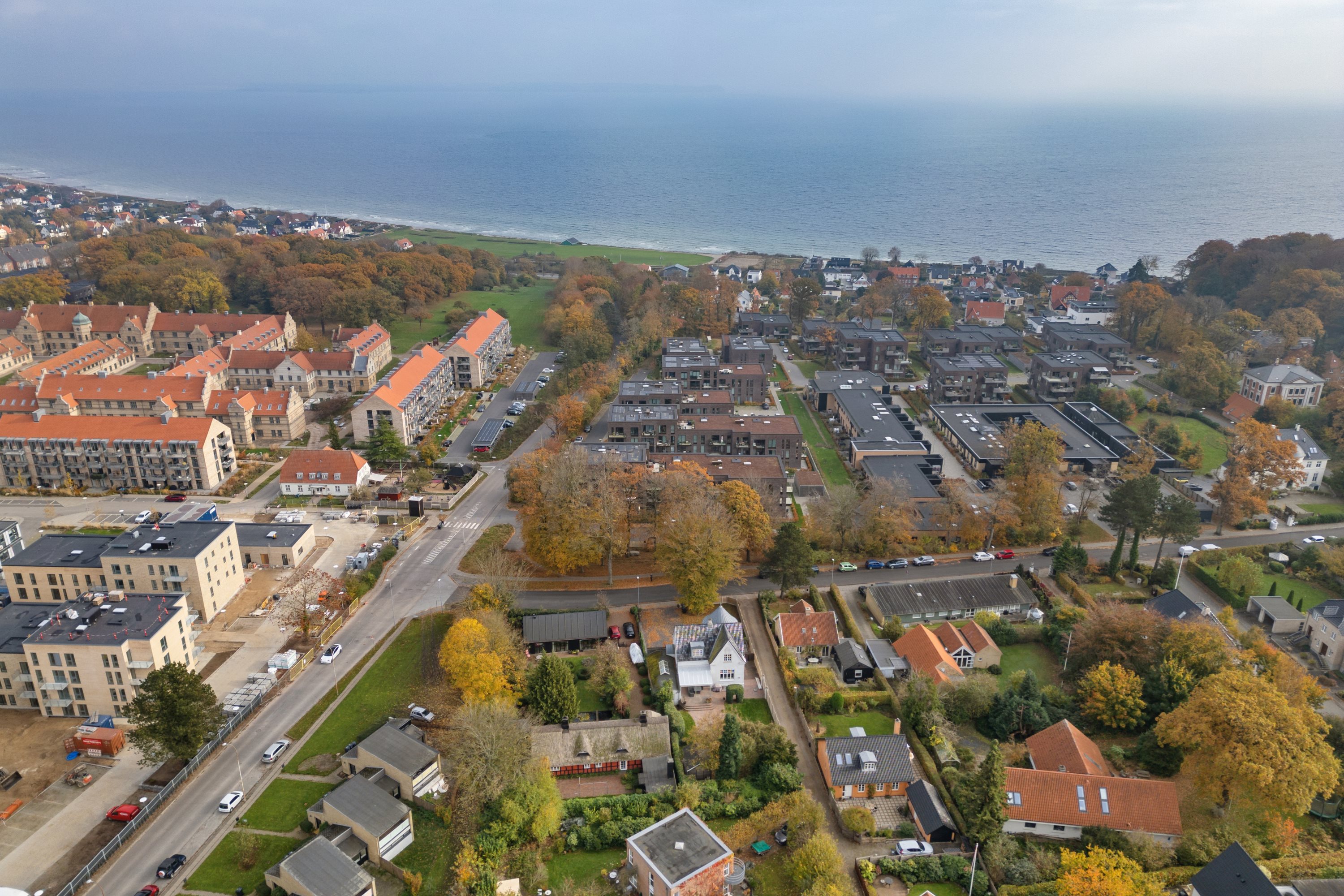 Fremhævet luftfoto billede i fuldskærmstilstand. Billede af Østre Skovvej 23, 8240 Risskov