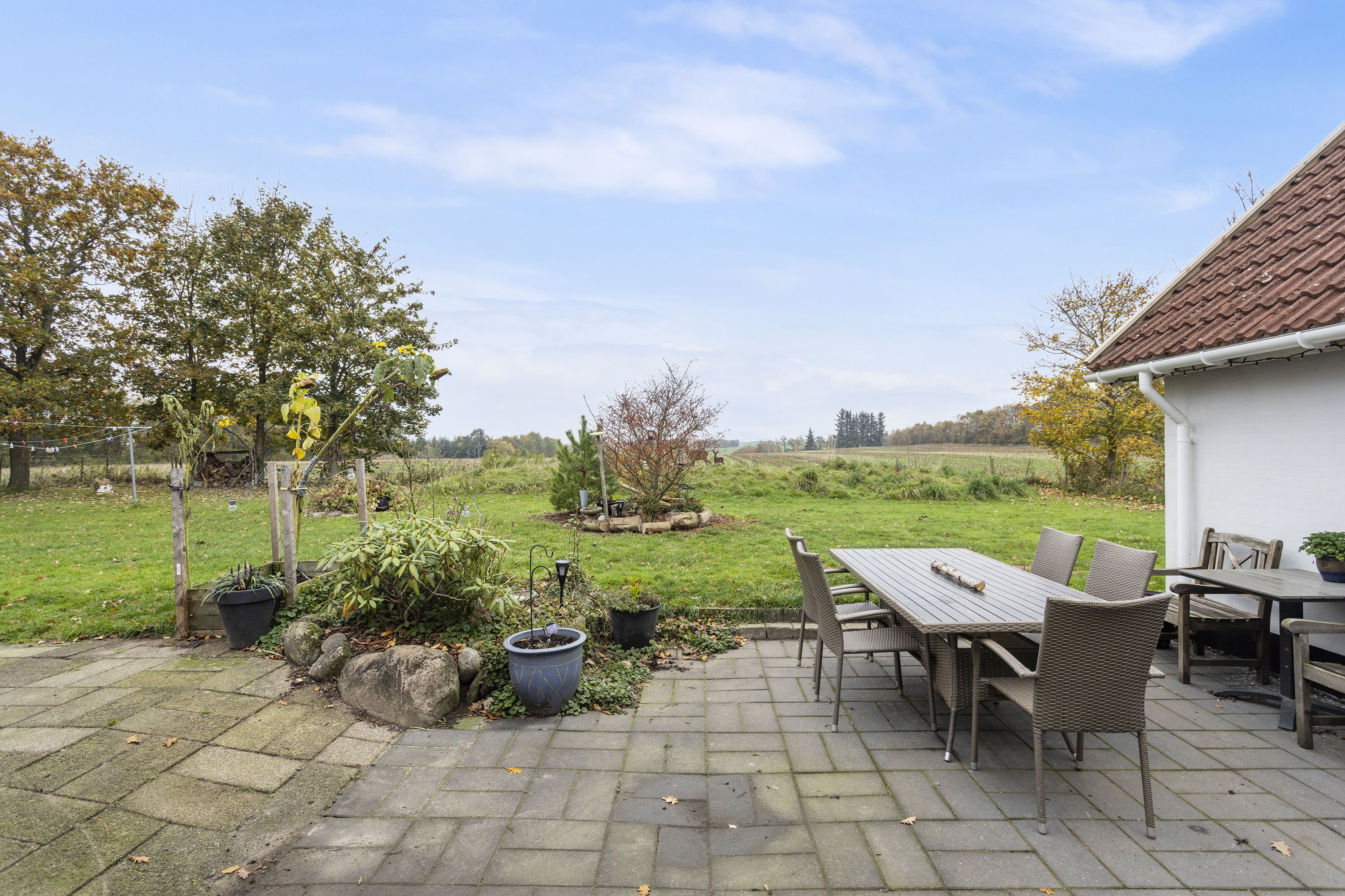 Fremhævet terrasse billede i fuldskærmstilstand. Billede af Fjembevej 42, 9352 Dybvad