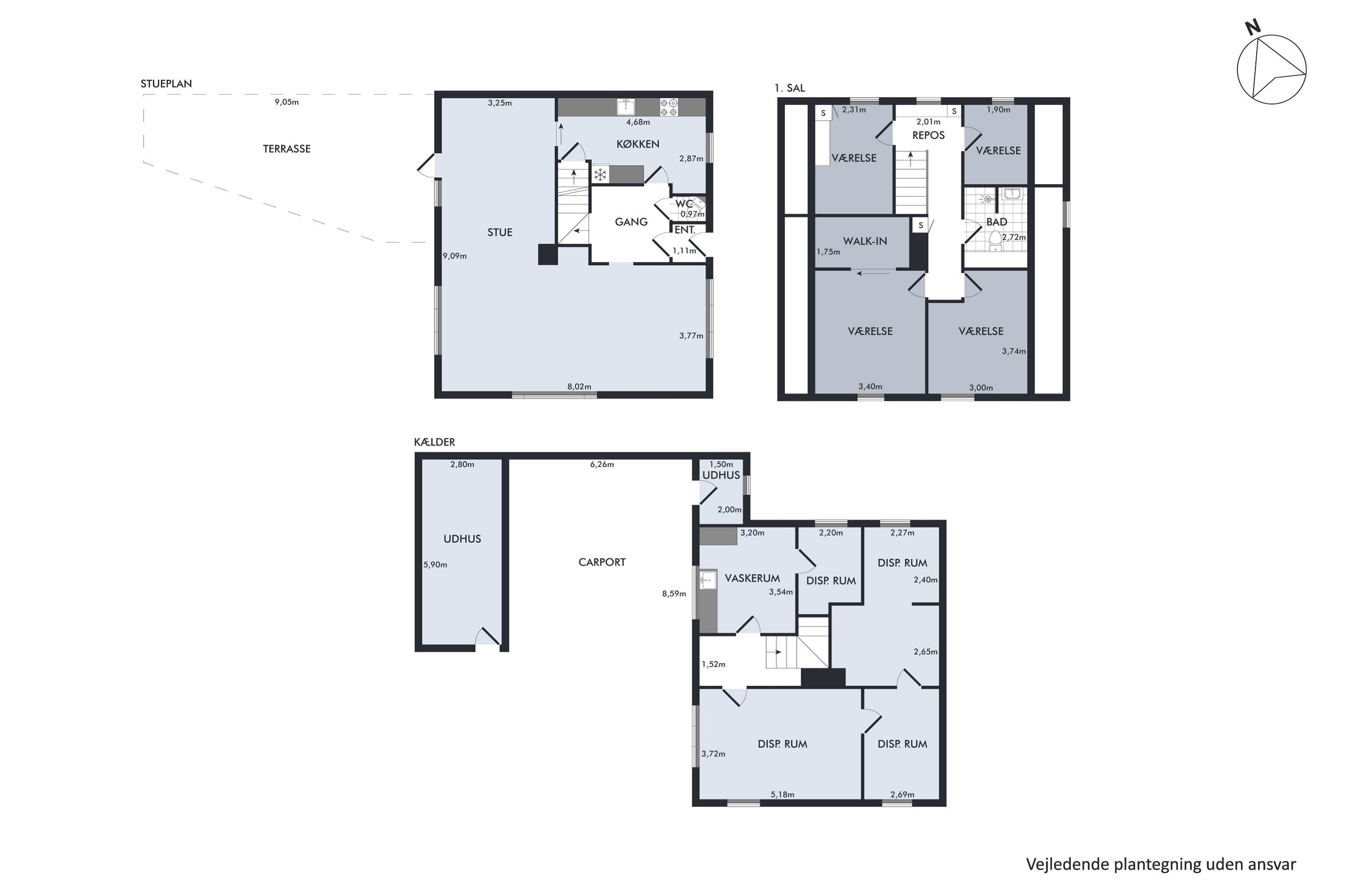 Plantegninger billede af Søndergade 56, 9493 Saltum
