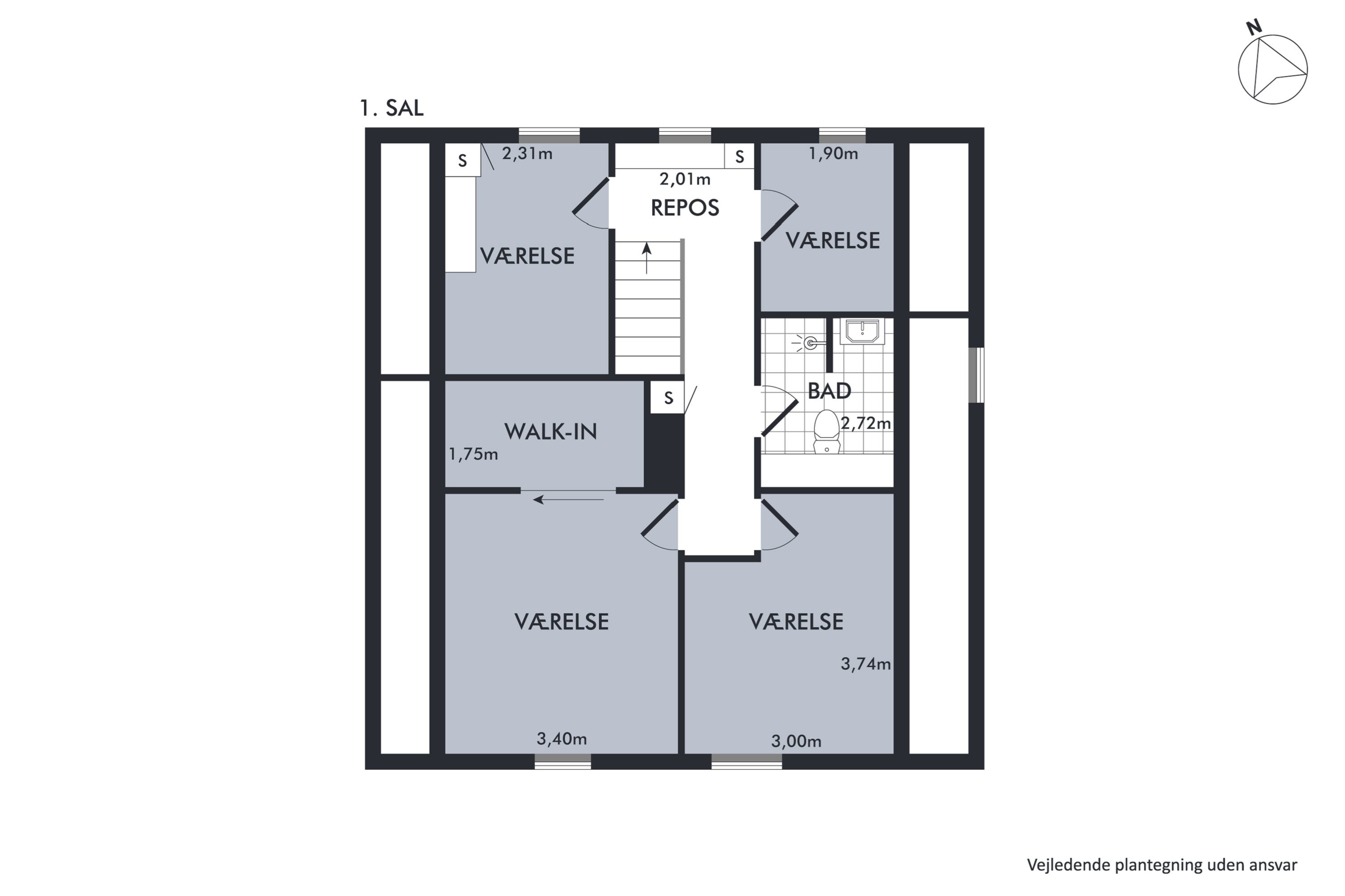 Plantegninger billede af Søndergade 56, 9493 Saltum