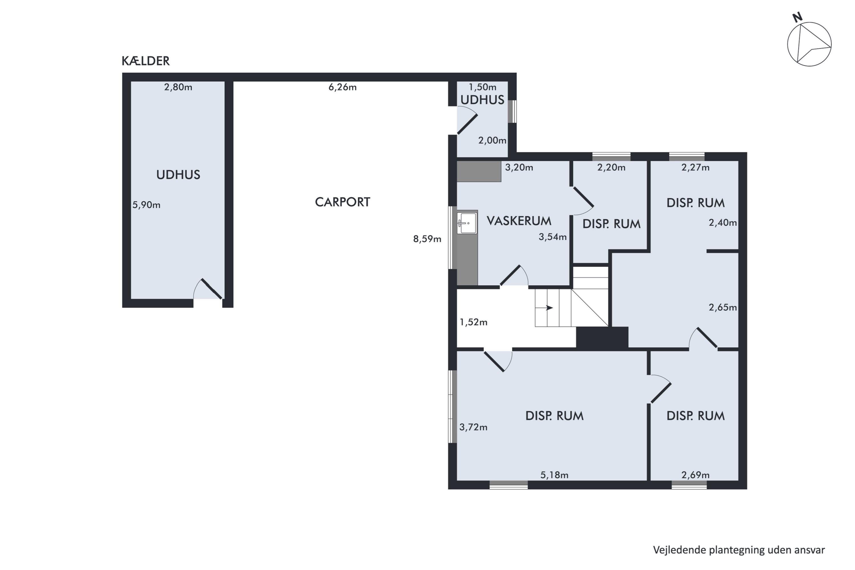 Plantegninger billede af Søndergade 56, 9493 Saltum