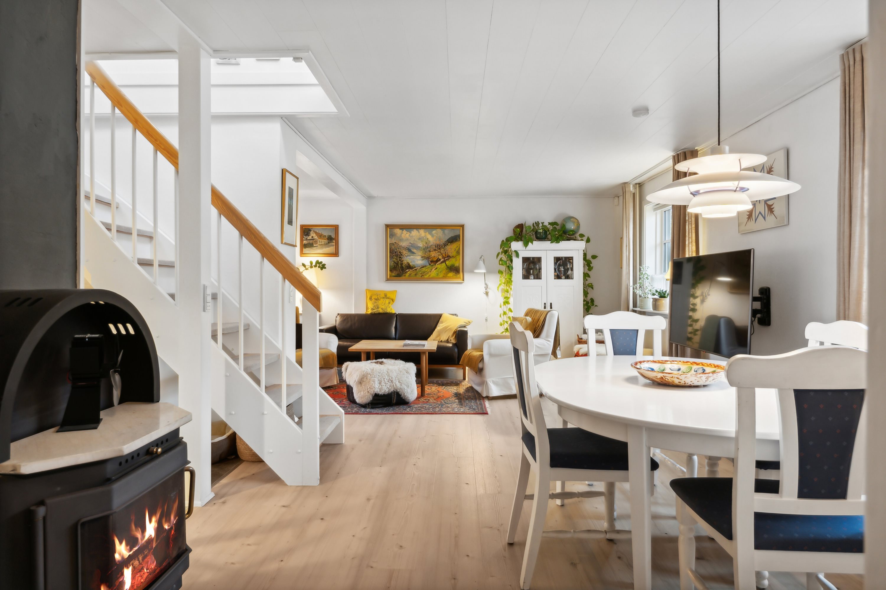 Fremhævet spisestue billede i fuldskærmstilstand. Billede af Bag Kirken 1D, 4573 Højby