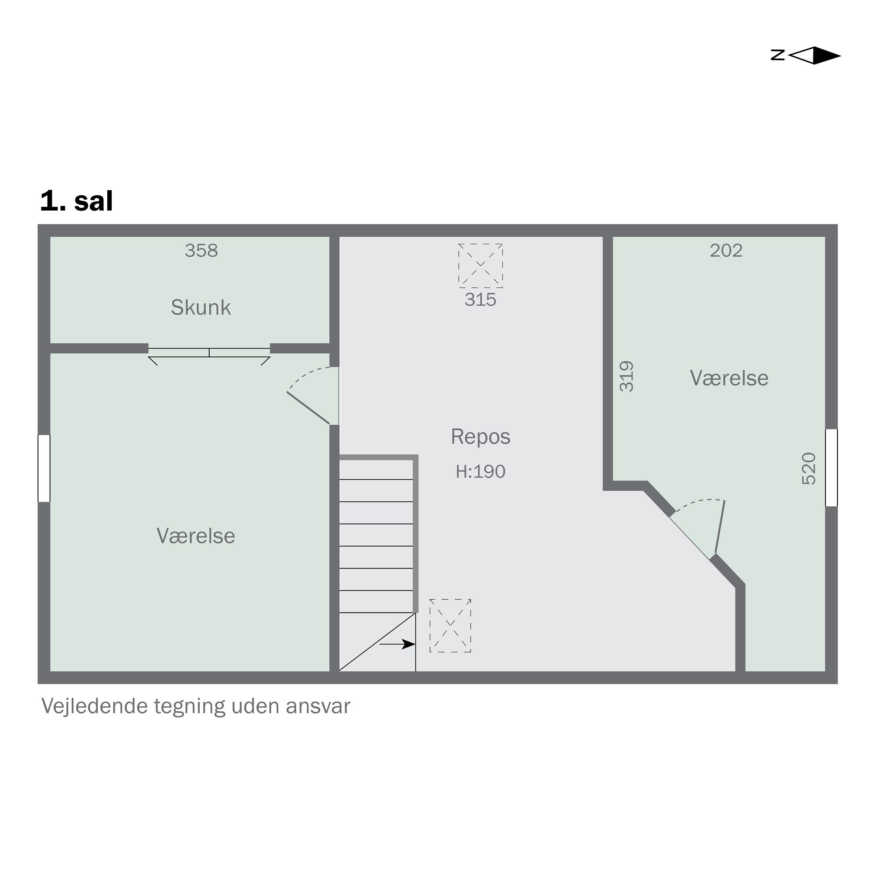 Plantegninger billede af Bag Kirken 1D, 4573 Højby