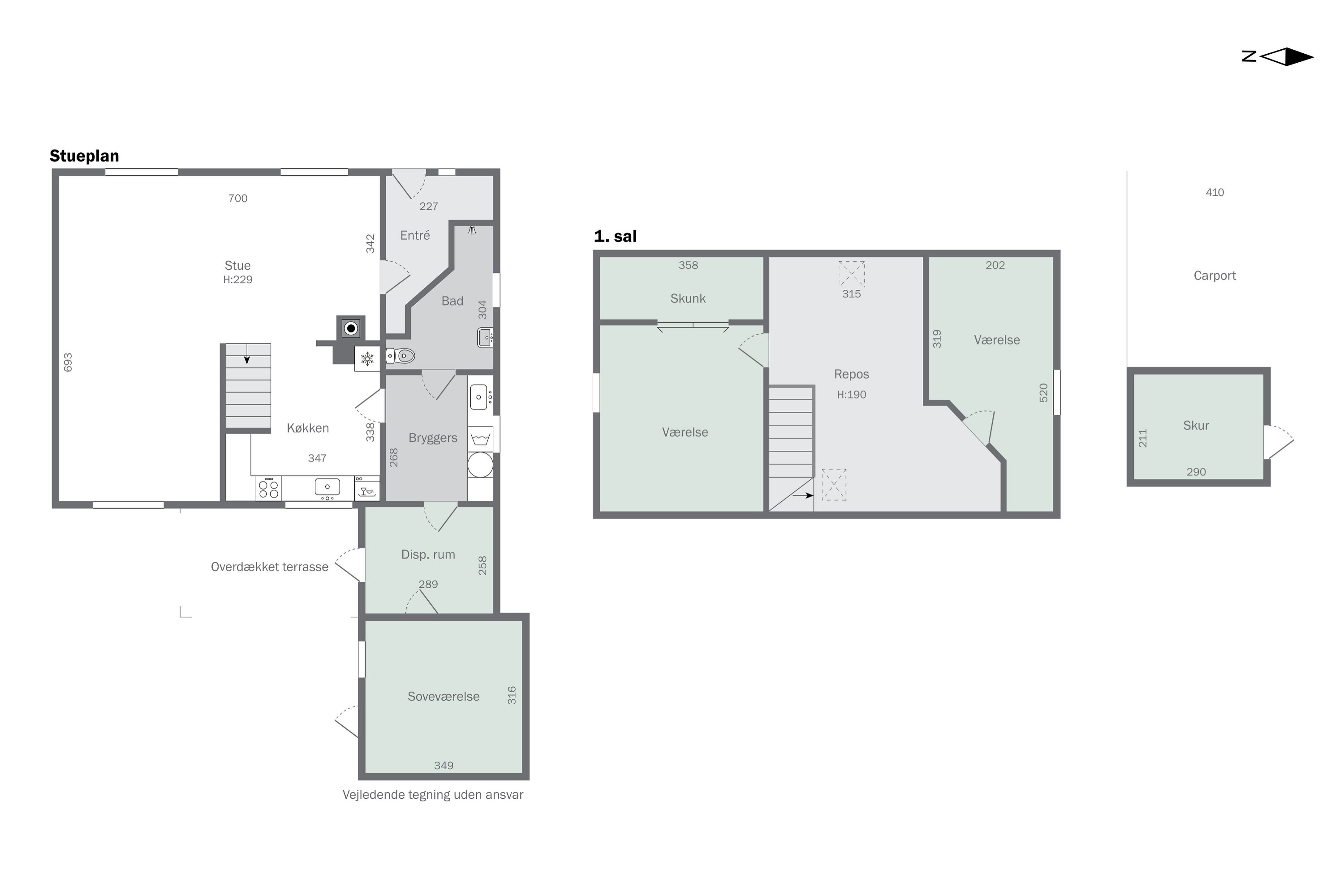 Plantegninger billede af Bag Kirken 1D, 4573 Højby
