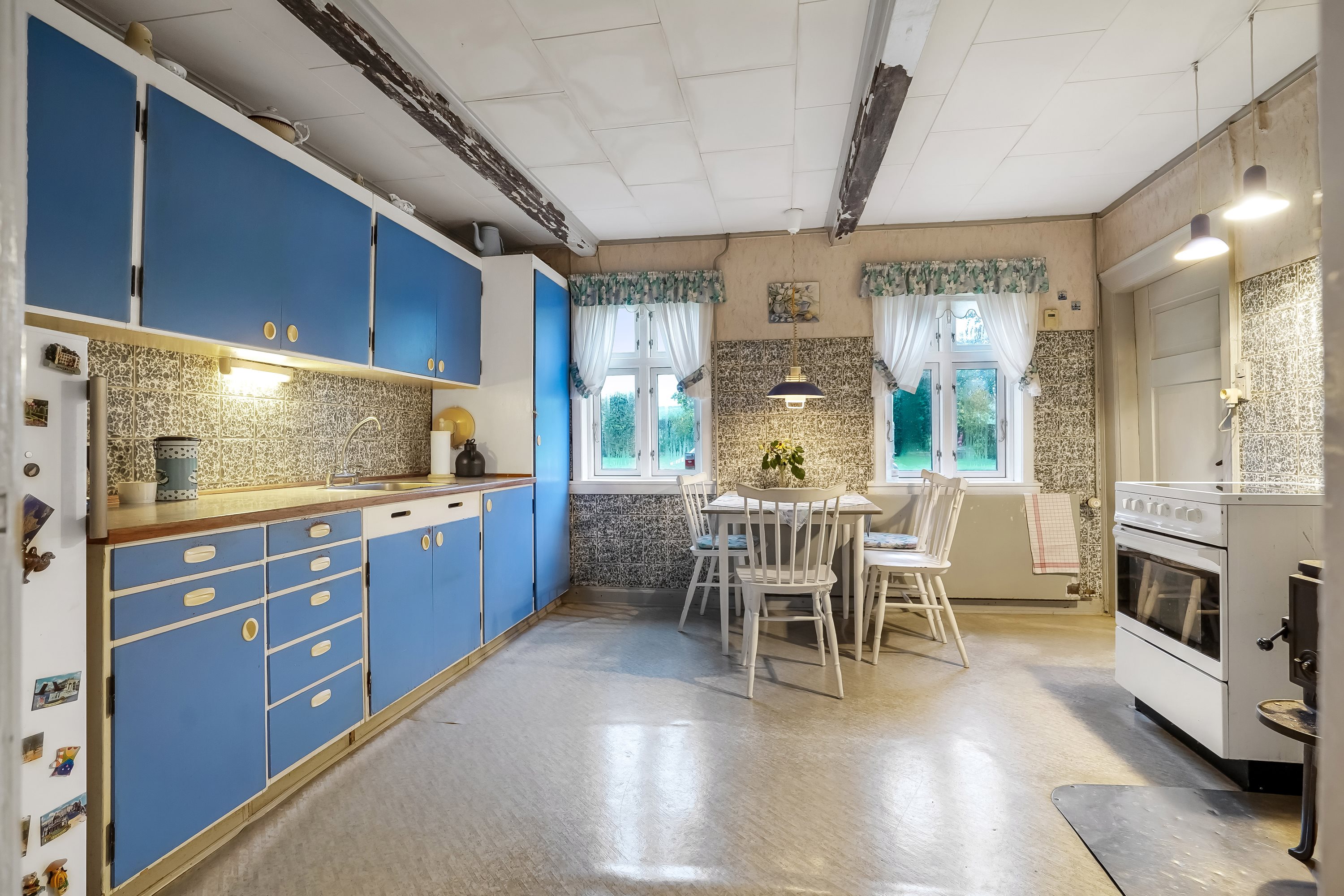 Fremhævet køkken billede i fuldskærmstilstand. Billede af Lerbjergvej 61, Vejlby Mark, 5500 Middelfart