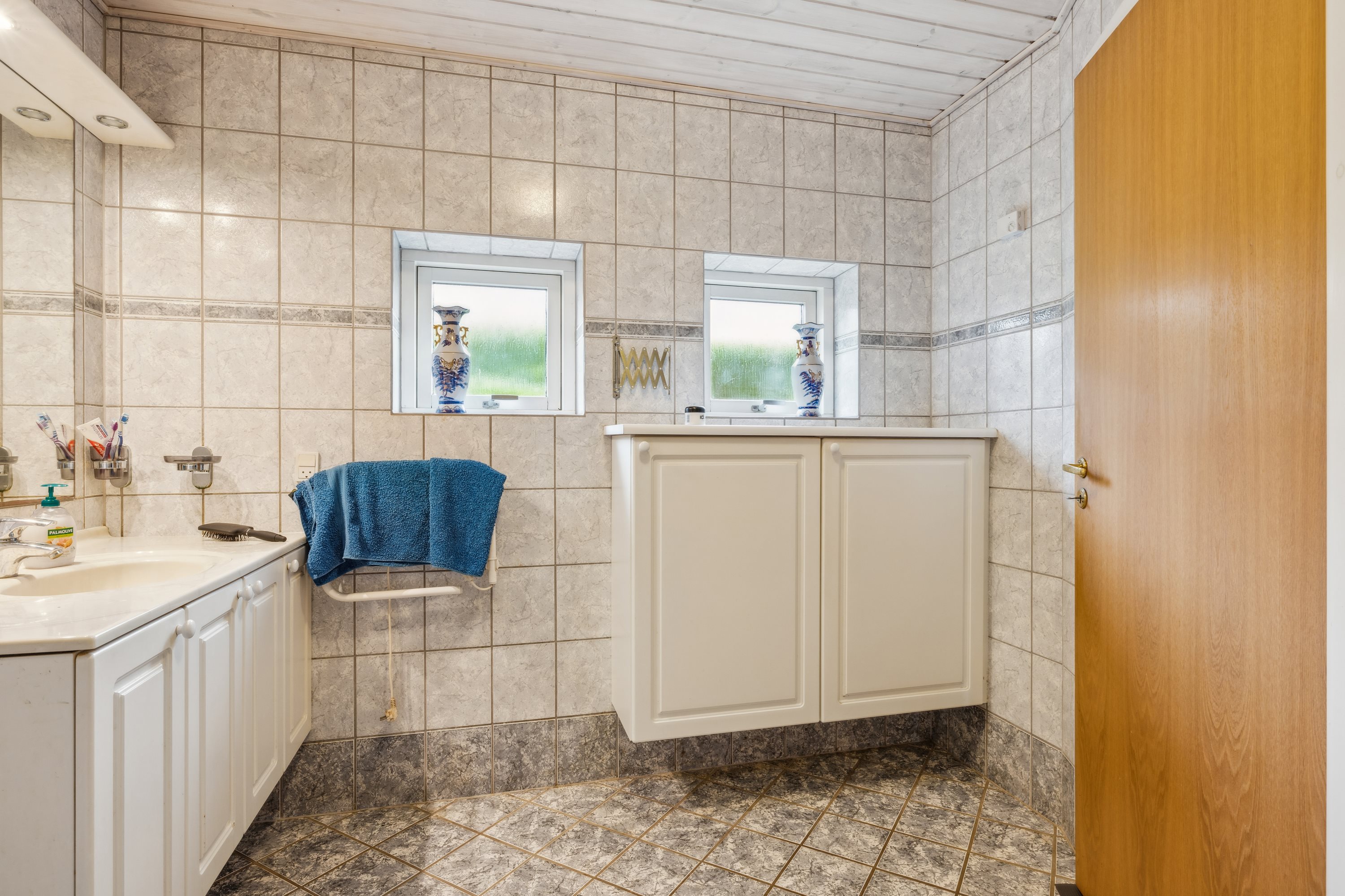 Fremhævet badeværelse billede i fuldskærmstilstand. Billede af Nordentoften 97, 8832 Skals