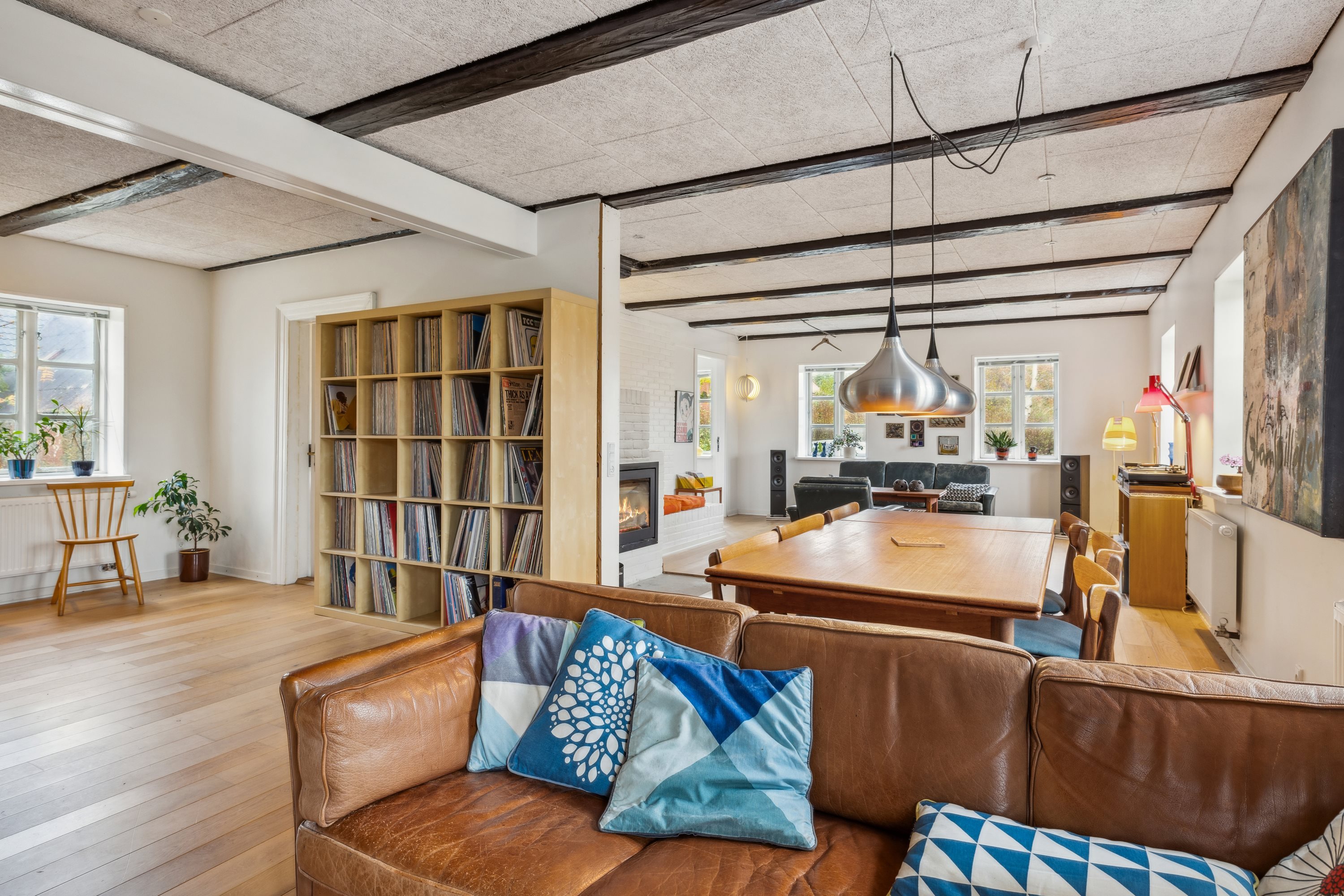 Fremhævet stue billede i fuldskærmstilstand. Billede af Nedergårdsvej 8, Foulum, 8830 Tjele