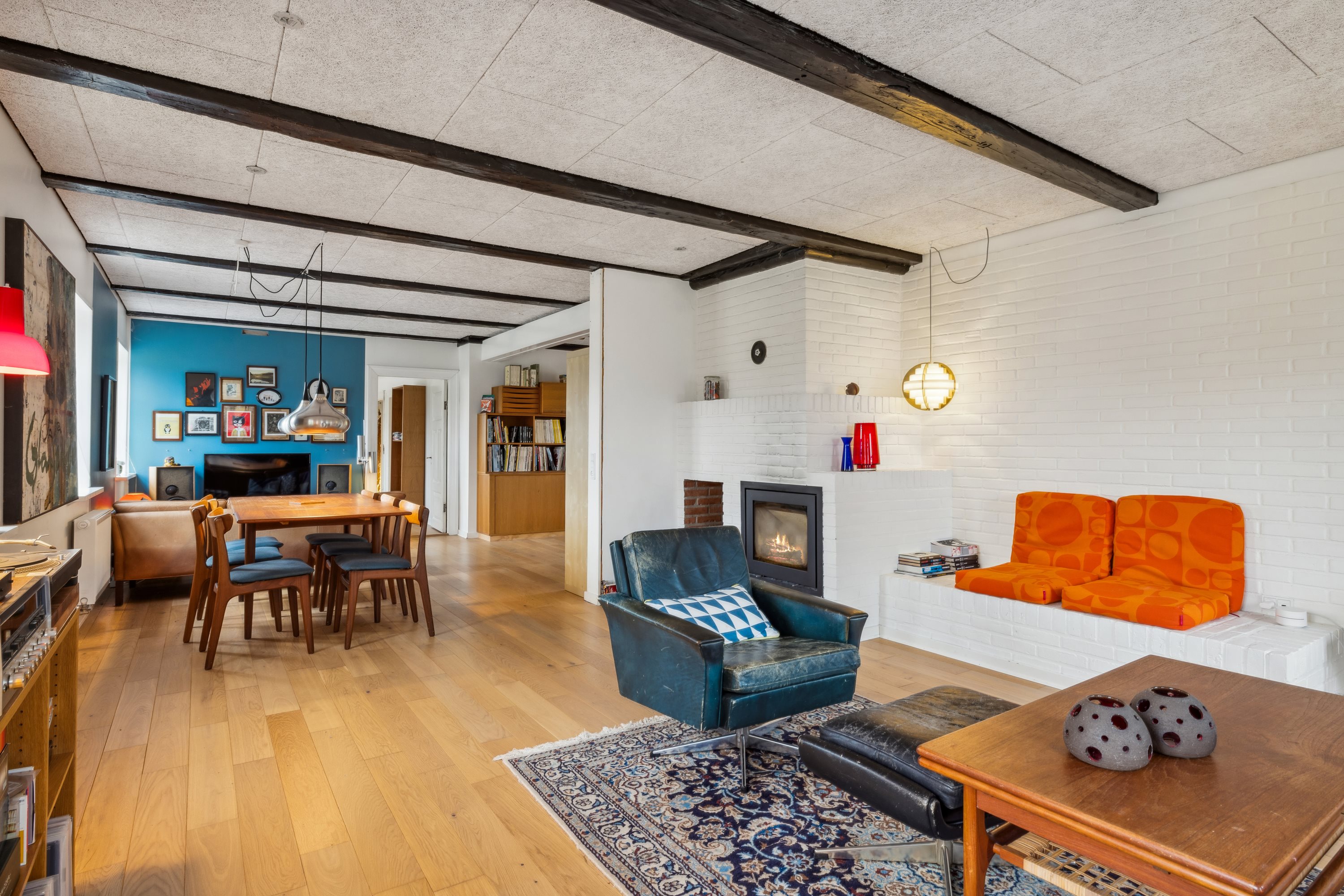 Fremhævet stue billede i fuldskærmstilstand. Billede af Nedergårdsvej 8, Foulum, 8830 Tjele