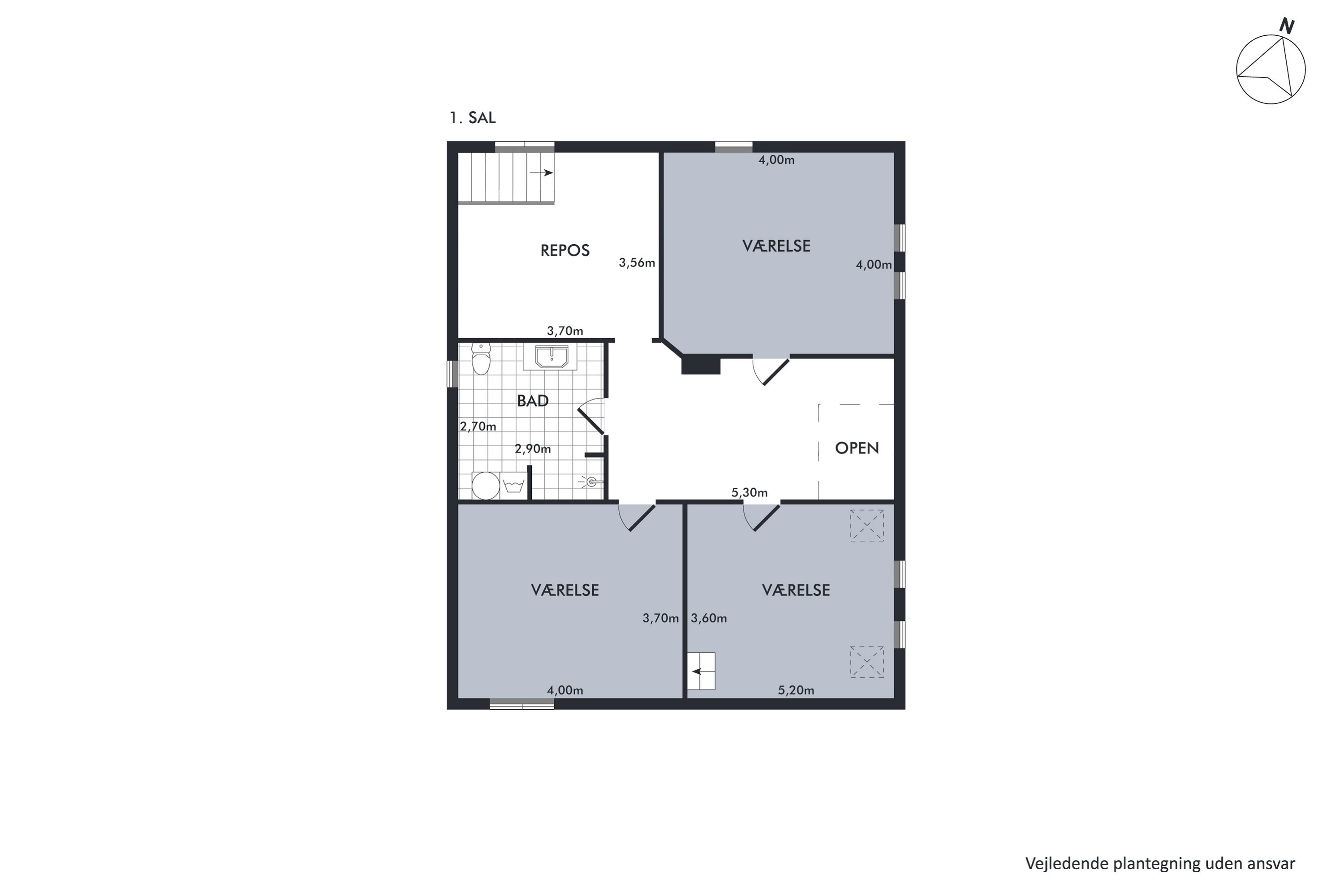 Plantegninger billede af Munkegårdsvej 27, 3490 Kvistgård