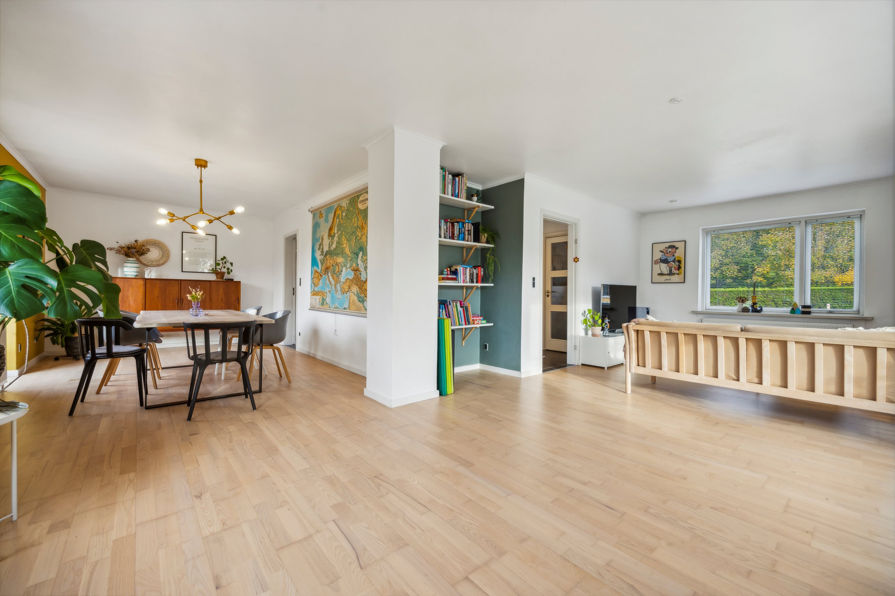 Fremhævet stue billede i fuldskærmstilstand. Billede af Søndergade 56, 9493 Saltum