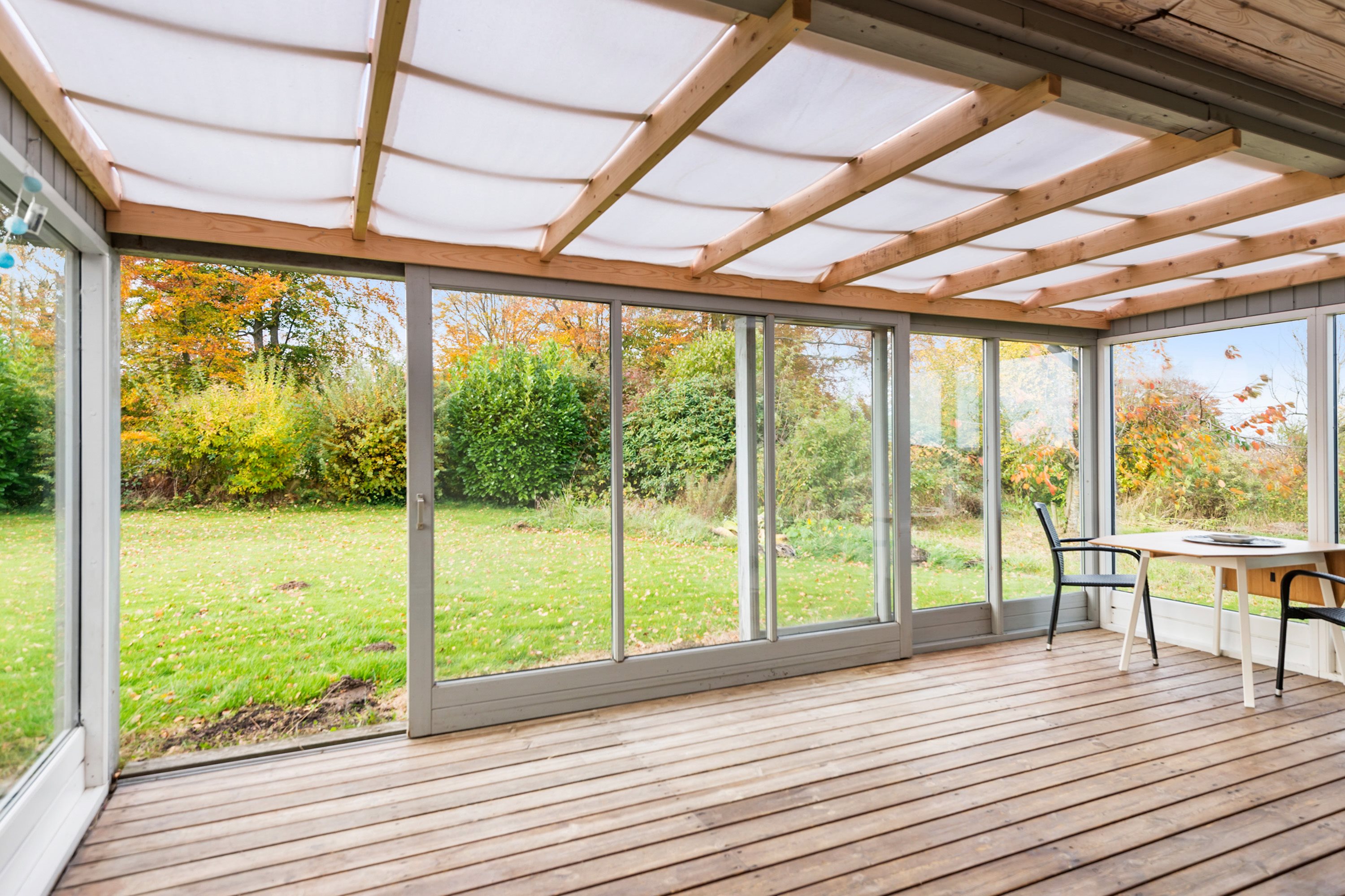 Fremhævet udestue billede i fuldskærmstilstand. Billede af Tåningvej 25, 8660 Skanderborg