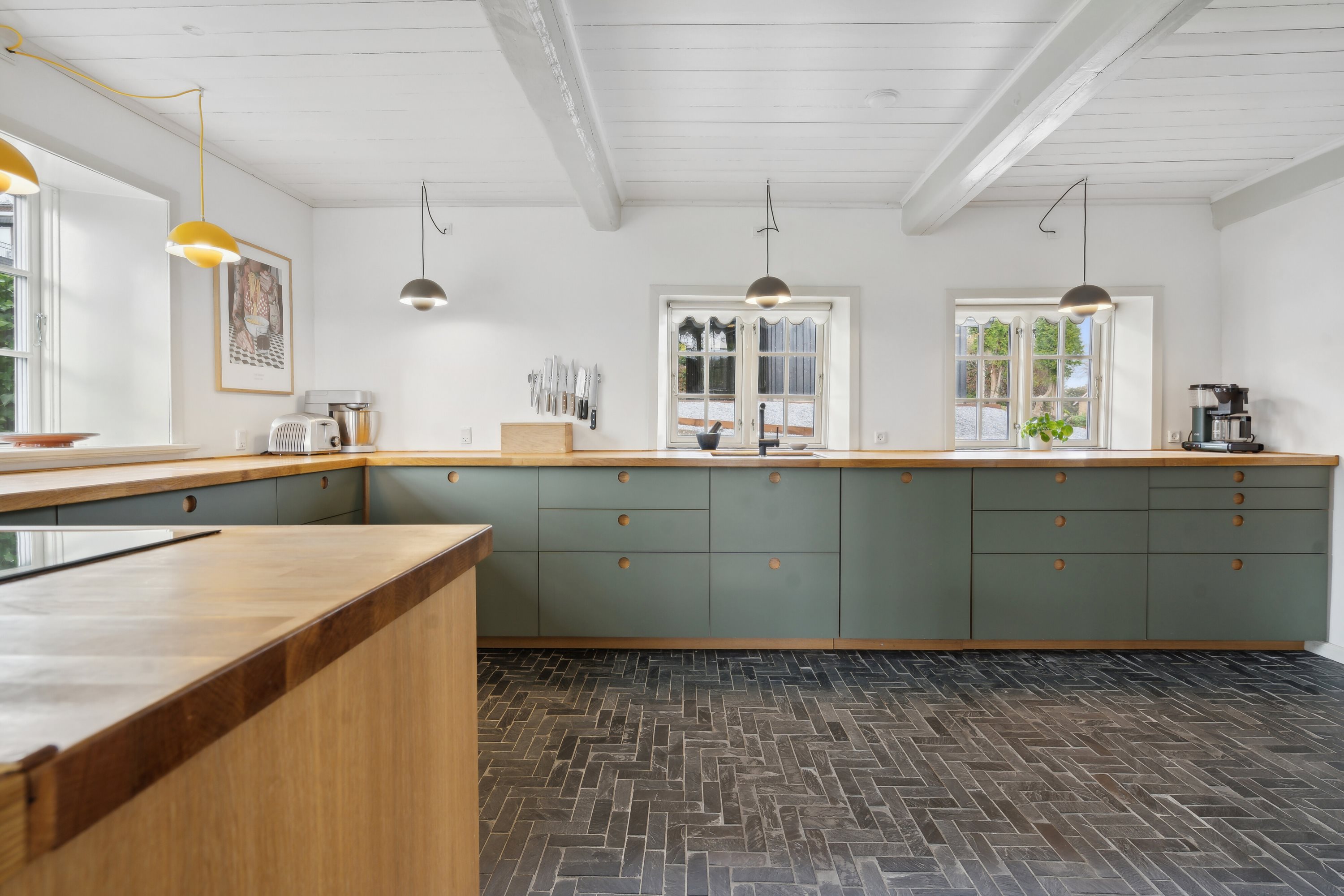 Fremhævet køkken billede i fuldskærmstilstand. Billede af Sønderhavvej 36, Sønderhav, 6340 Kruså