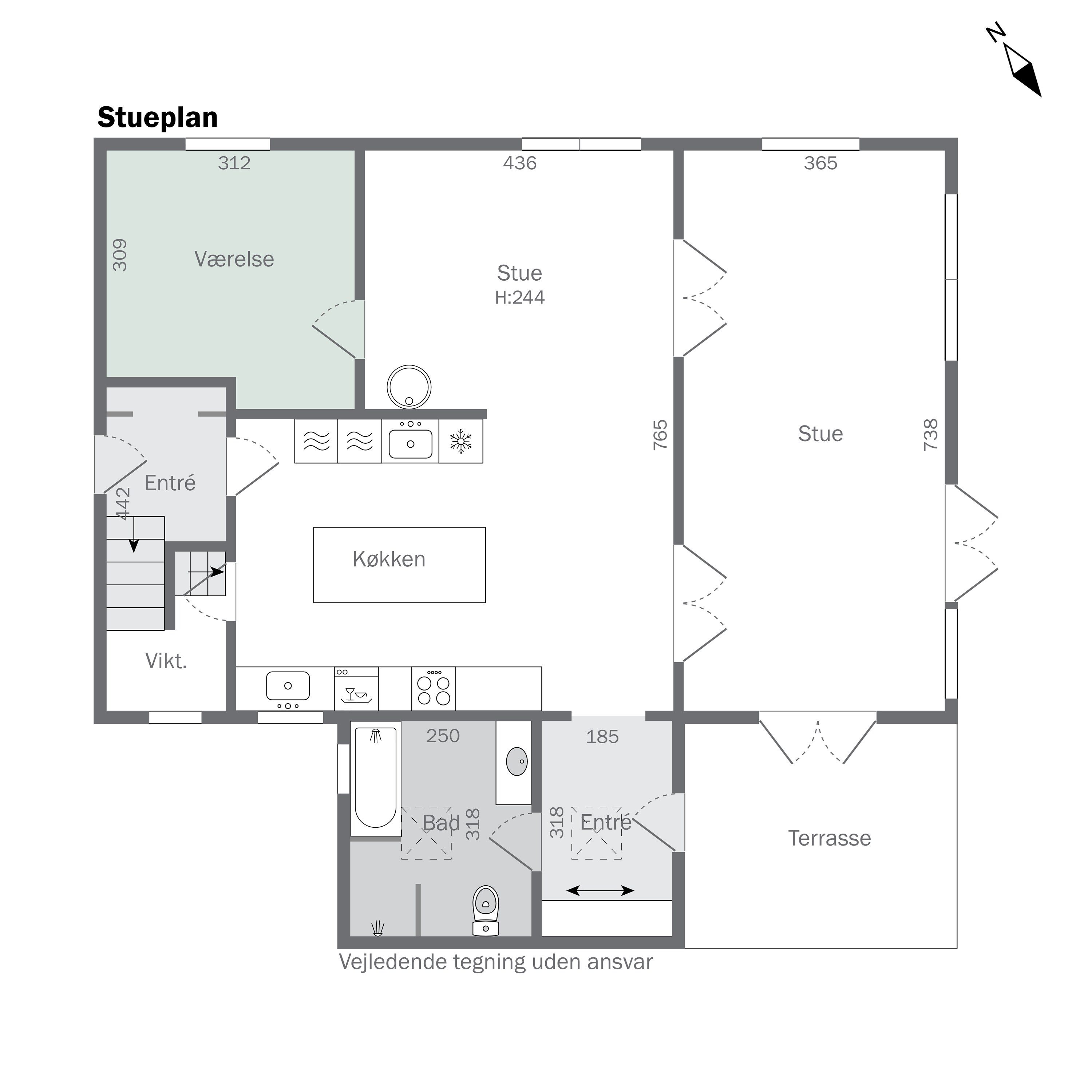 Plantegninger billede af Holbækvej 324, Knabstrup, 4440 Mørkøv