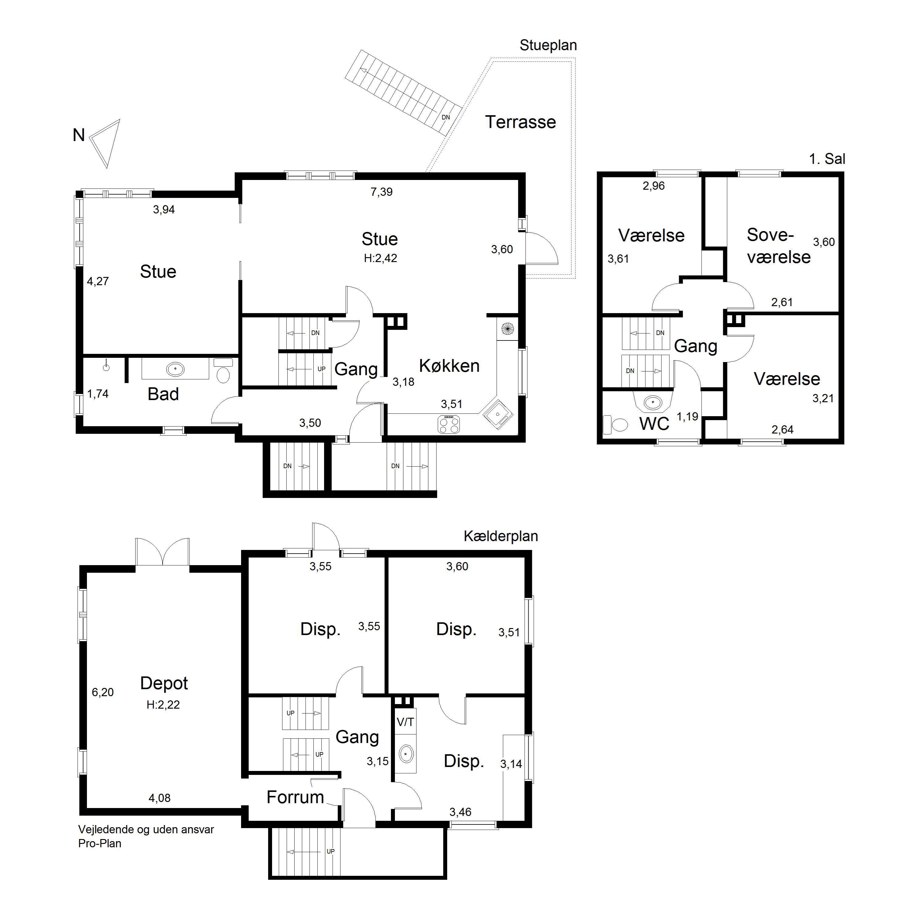 Plantegninger billede af Møllevænget 21, 9870 Sindal