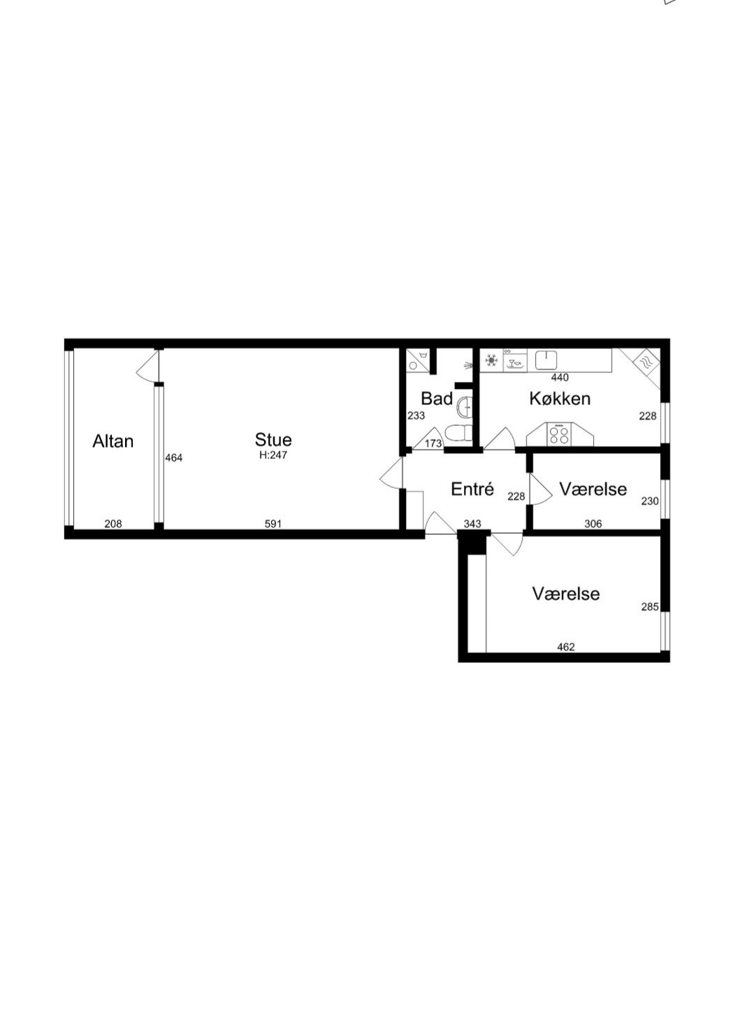 Plantegninger billede af Støvringparken 16, 1. tv., 9530 Støvring