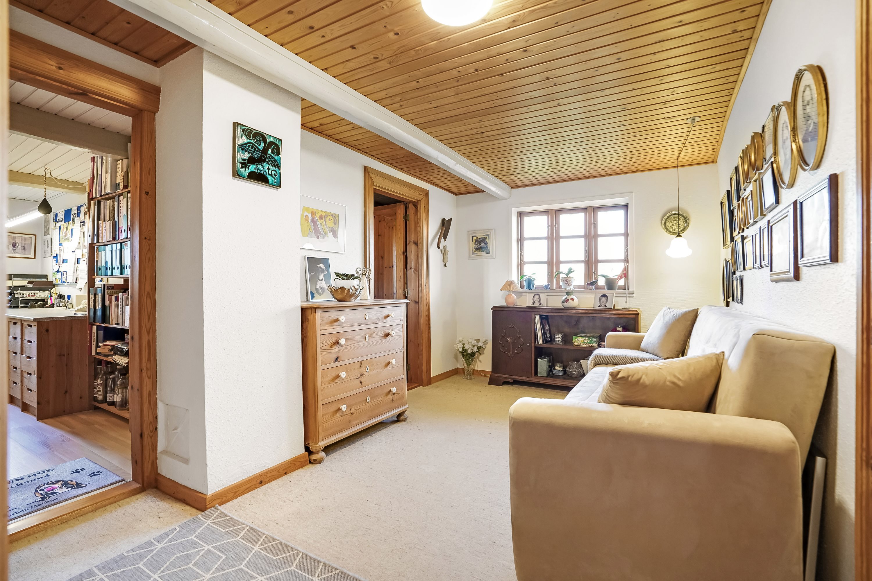 Fremhævet stue billede i fuldskærmstilstand. Billede af Præstevej 10, Langskov, 7160 Tørring