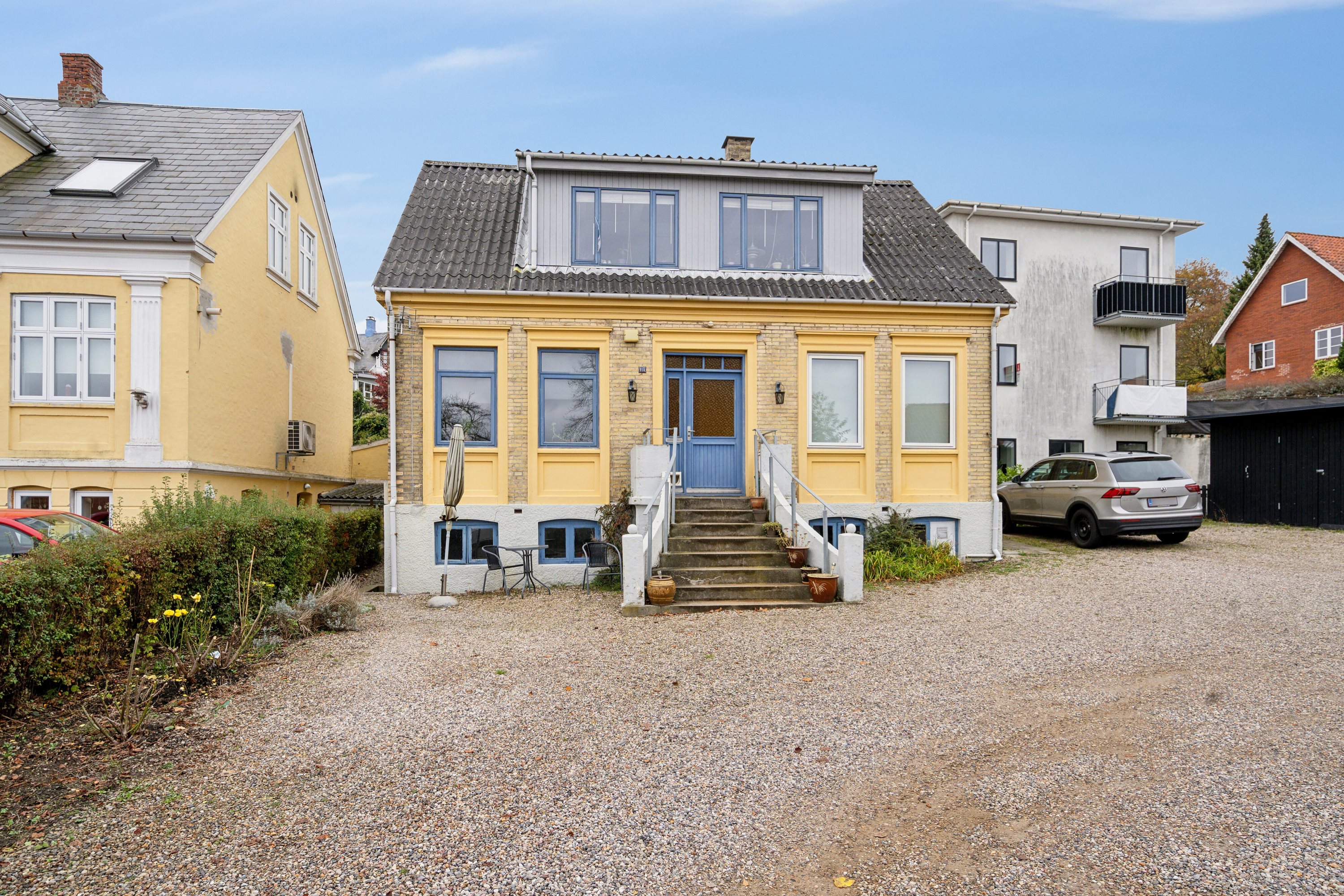 Fremhævet udendørs billede i fuldskærmstilstand. Billede af Kongebakken 11A, st.. th., 5700 Svendborg