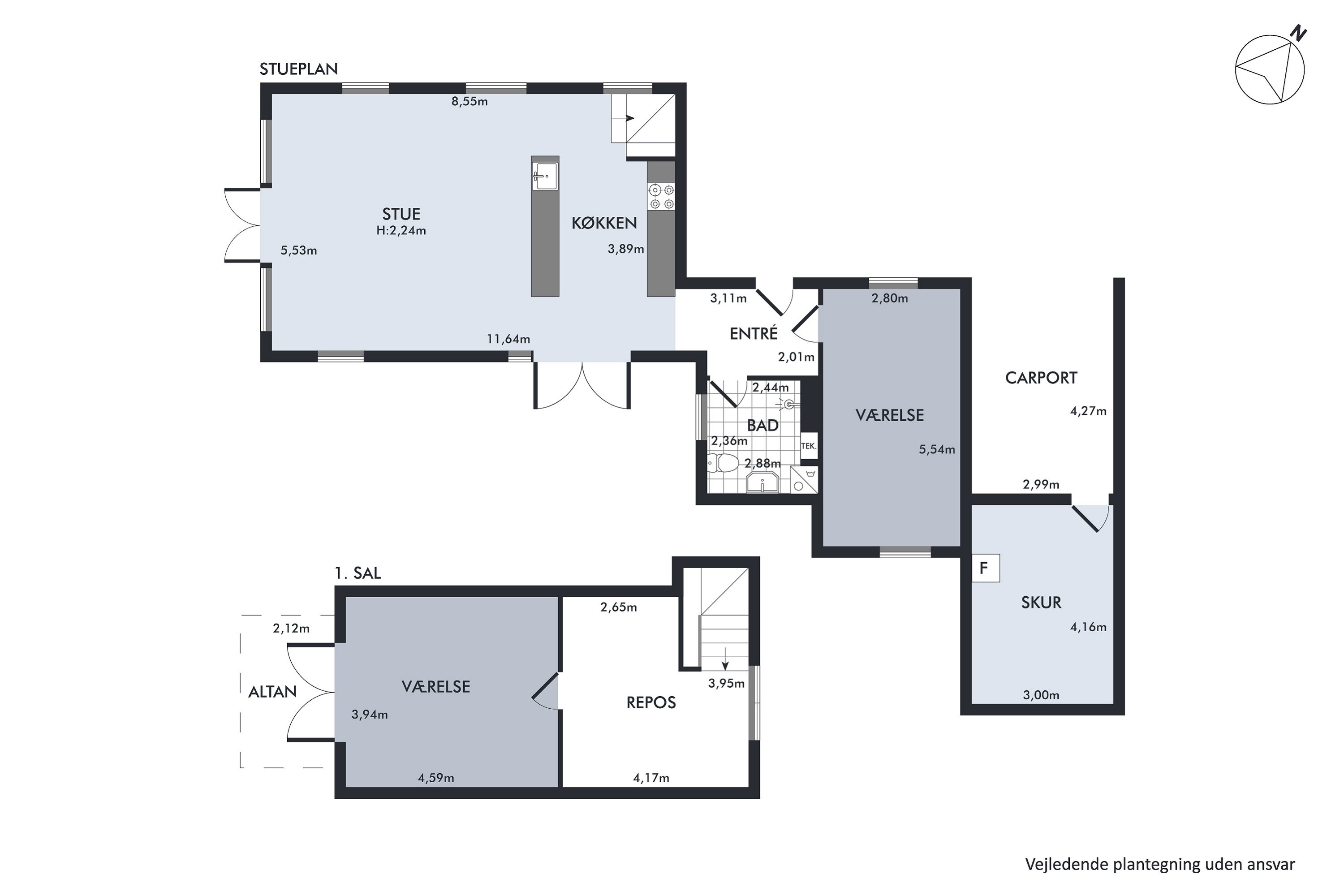 Plantegninger billede af Falkensøvej 3, Kirke Helsinge, 4281 Gørlev