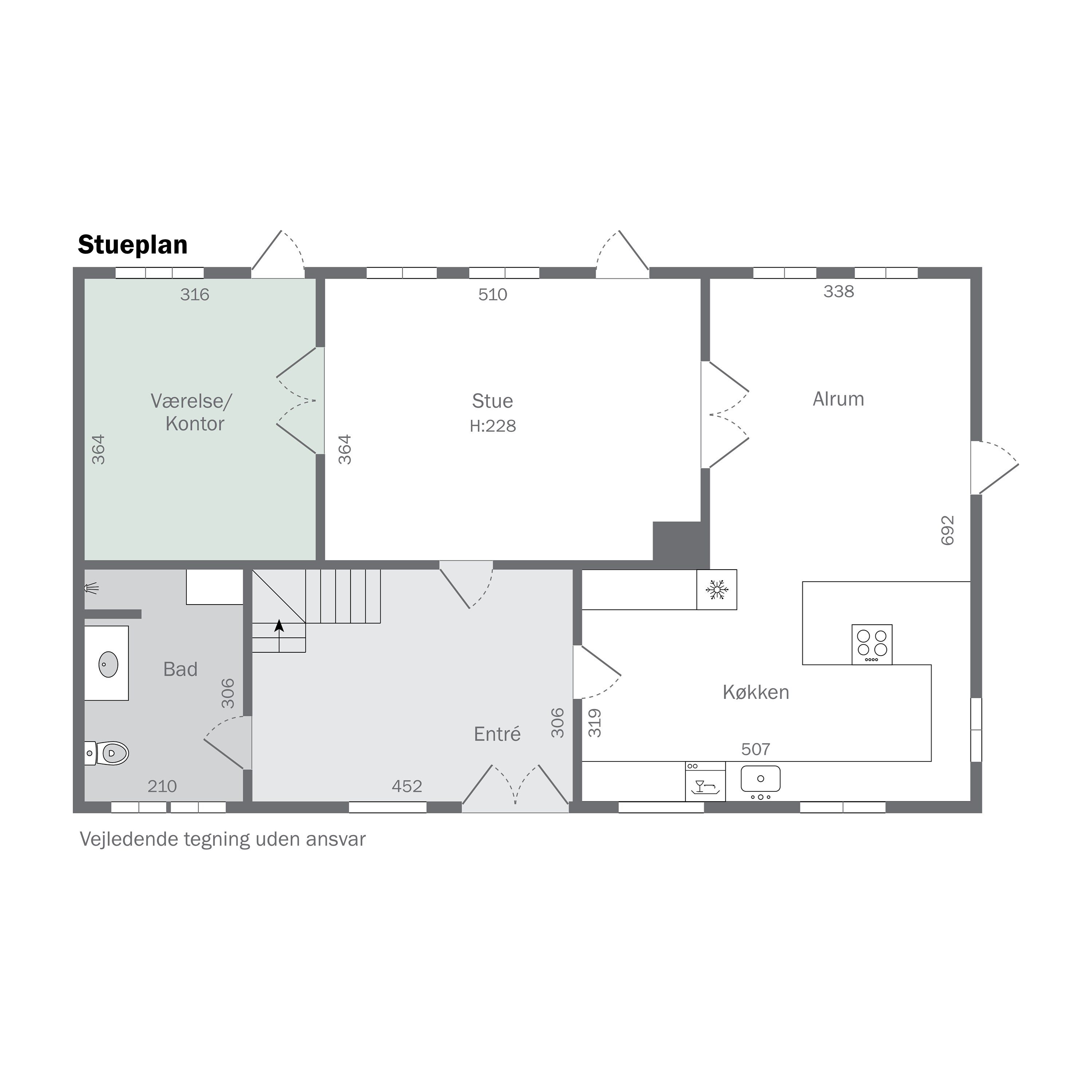 Plantegninger billede af Sønderhavvej 36, Sønderhav, 6340 Kruså