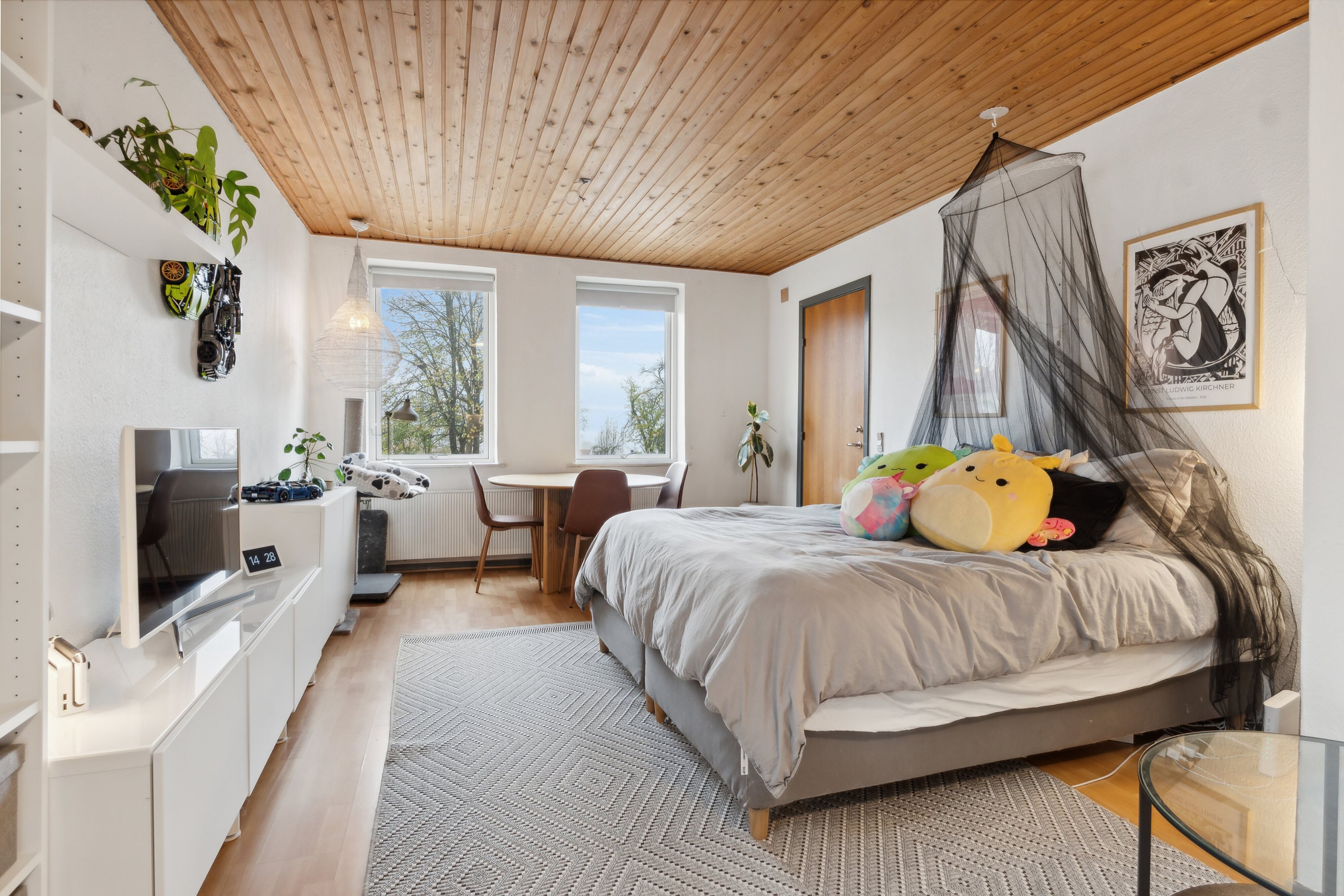 Fremhævet soveværelse billede i fuldskærmstilstand. Billede af Kongebakken 11A, st.. th., 5700 Svendborg