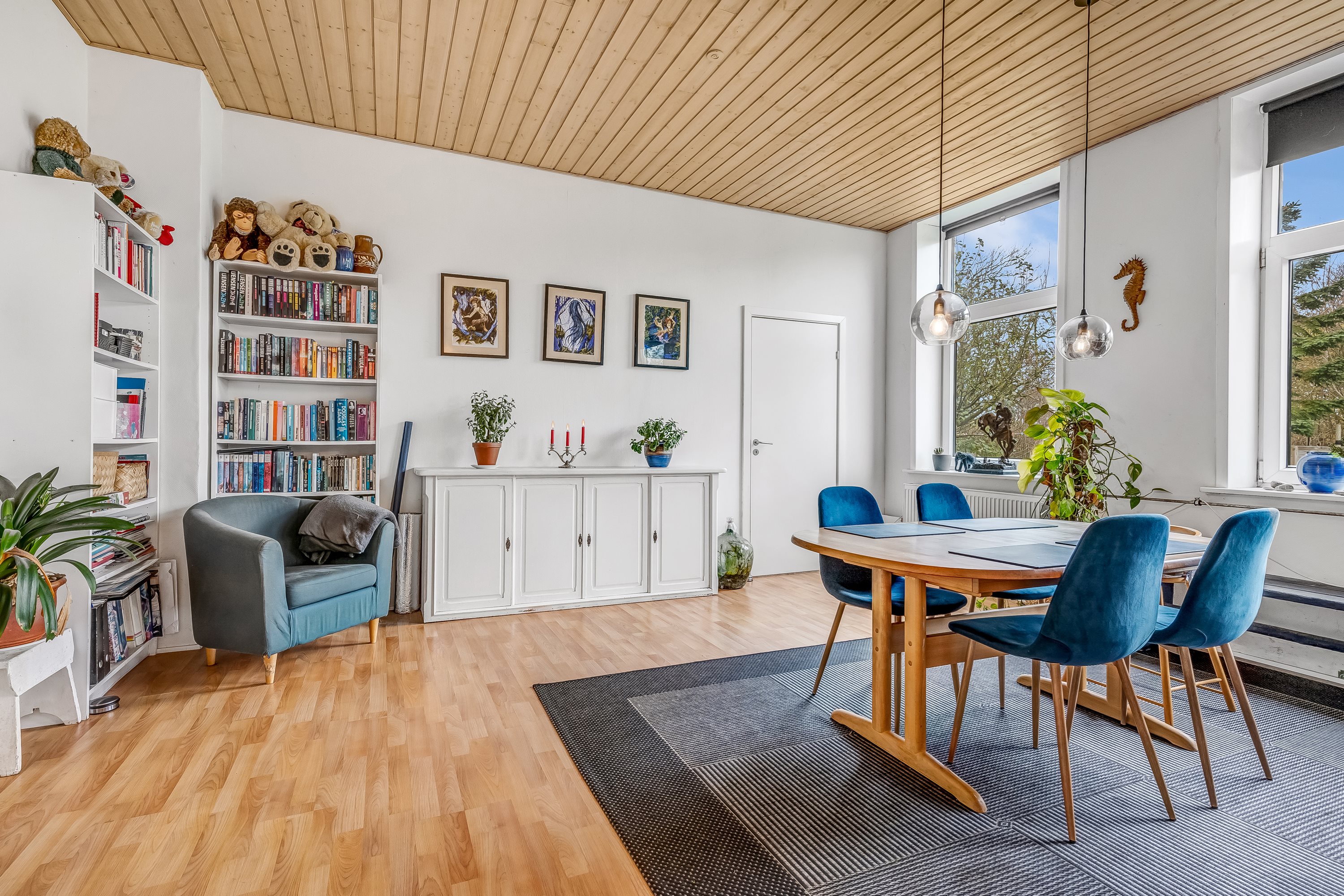 Fremhævet stue billede i fuldskærmstilstand. Billede af Algade 43, Ramme, 7620 Lemvig