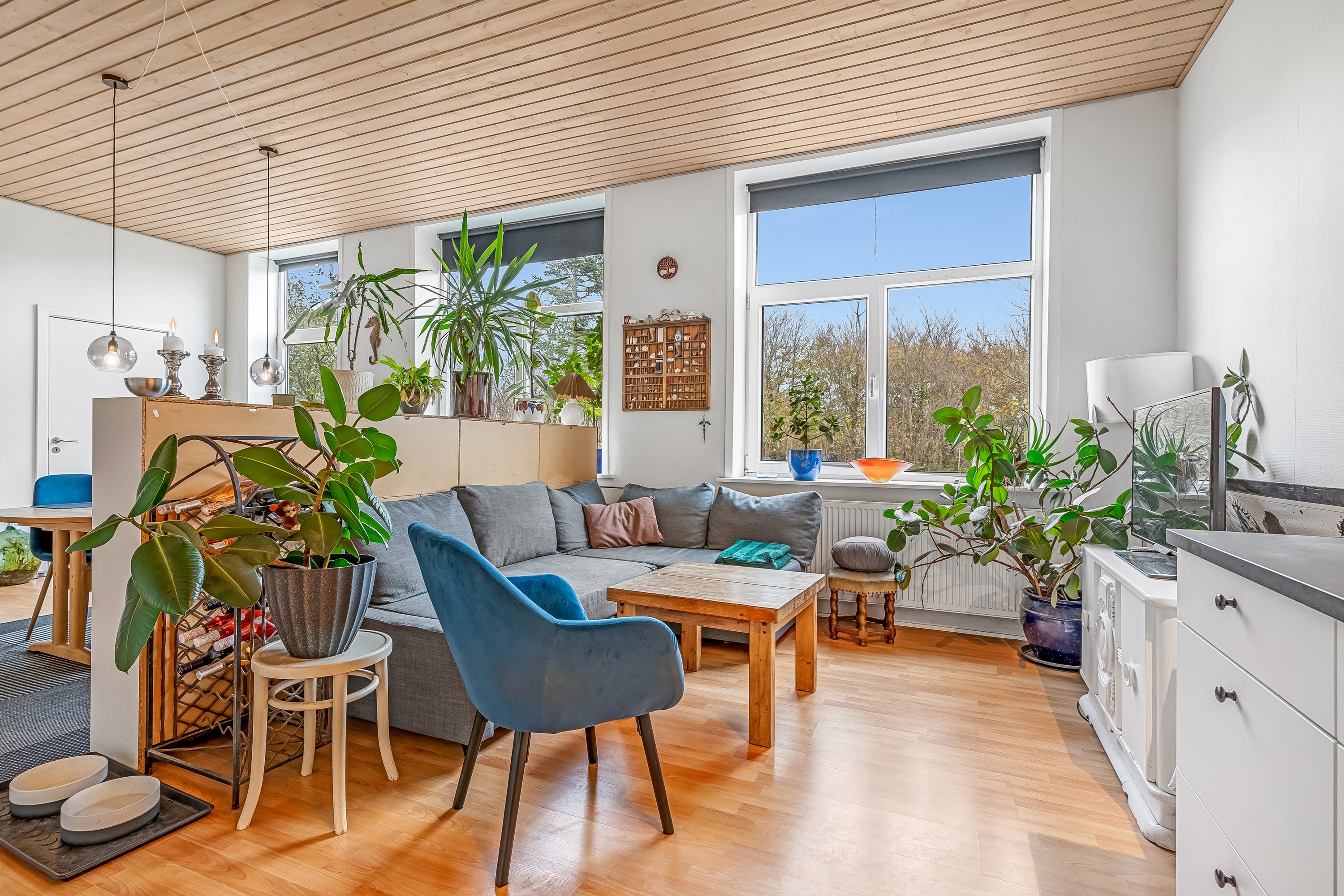 Fremhævet stue billede i fuldskærmstilstand. Billede af Algade 43, Ramme, 7620 Lemvig