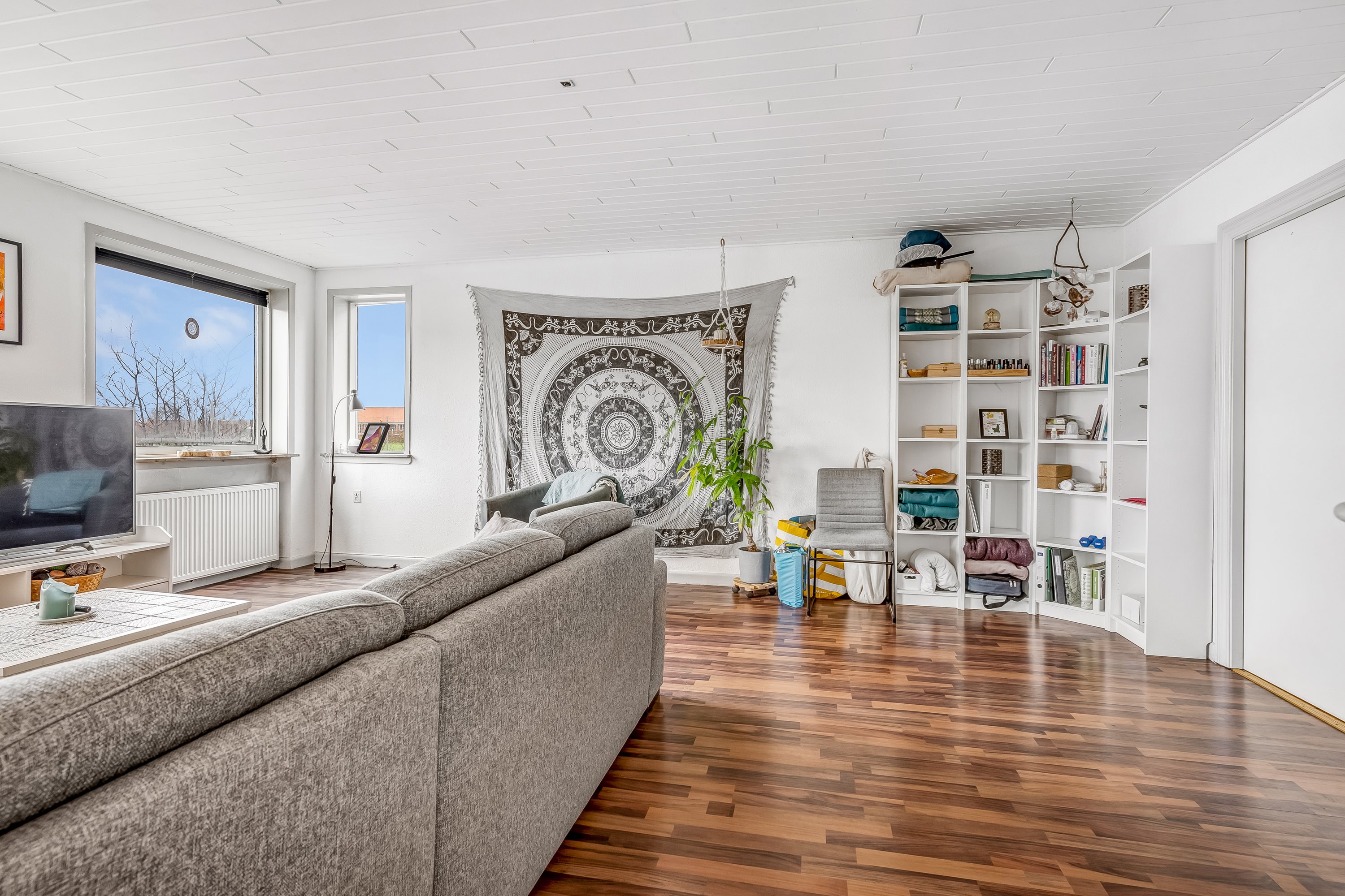 Fremhævet stue billede i fuldskærmstilstand. Billede af Algade 43, Ramme, 7620 Lemvig