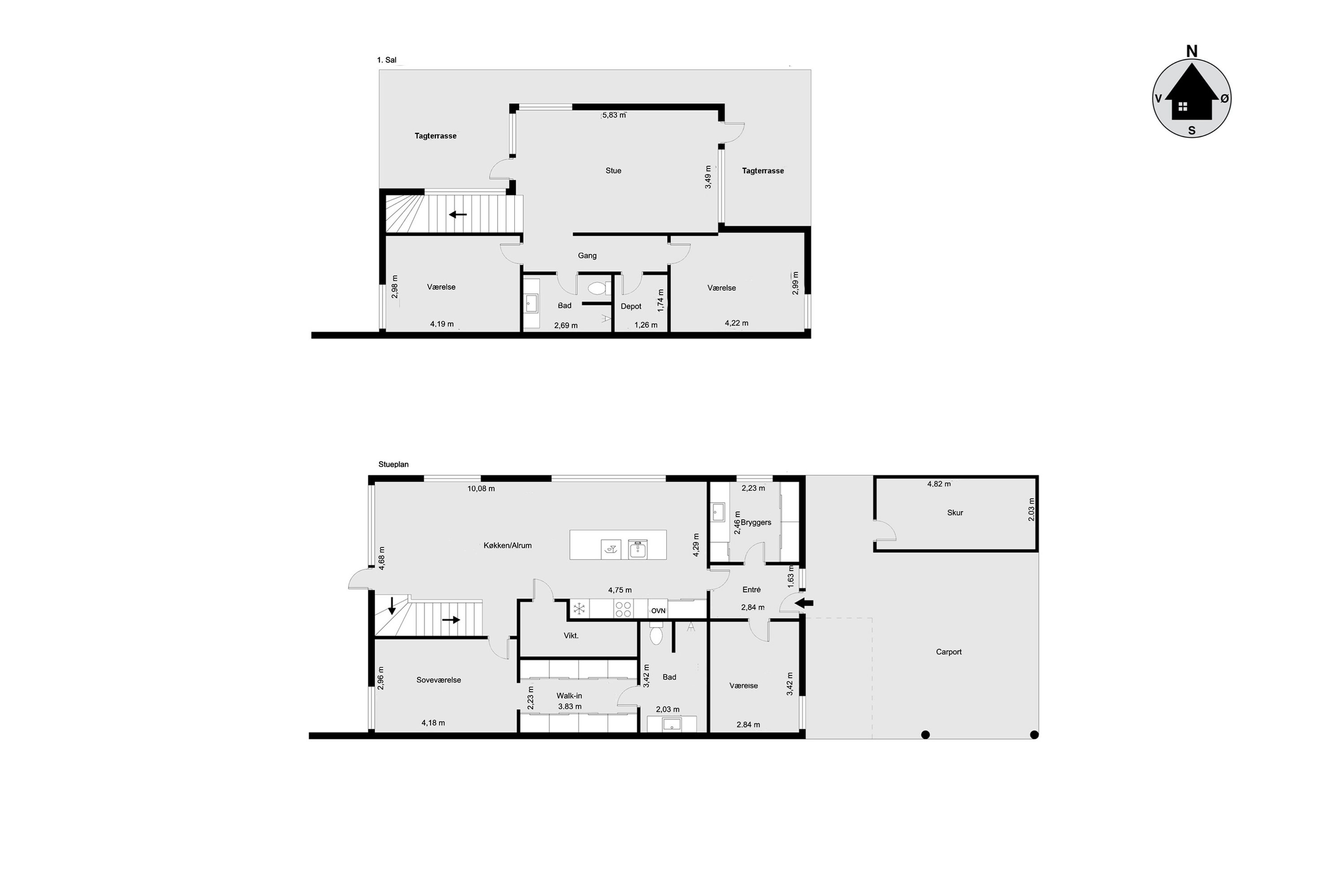 Plantegninger billede af Fuglsang Holm 23, Tjørring, 7400 Herning