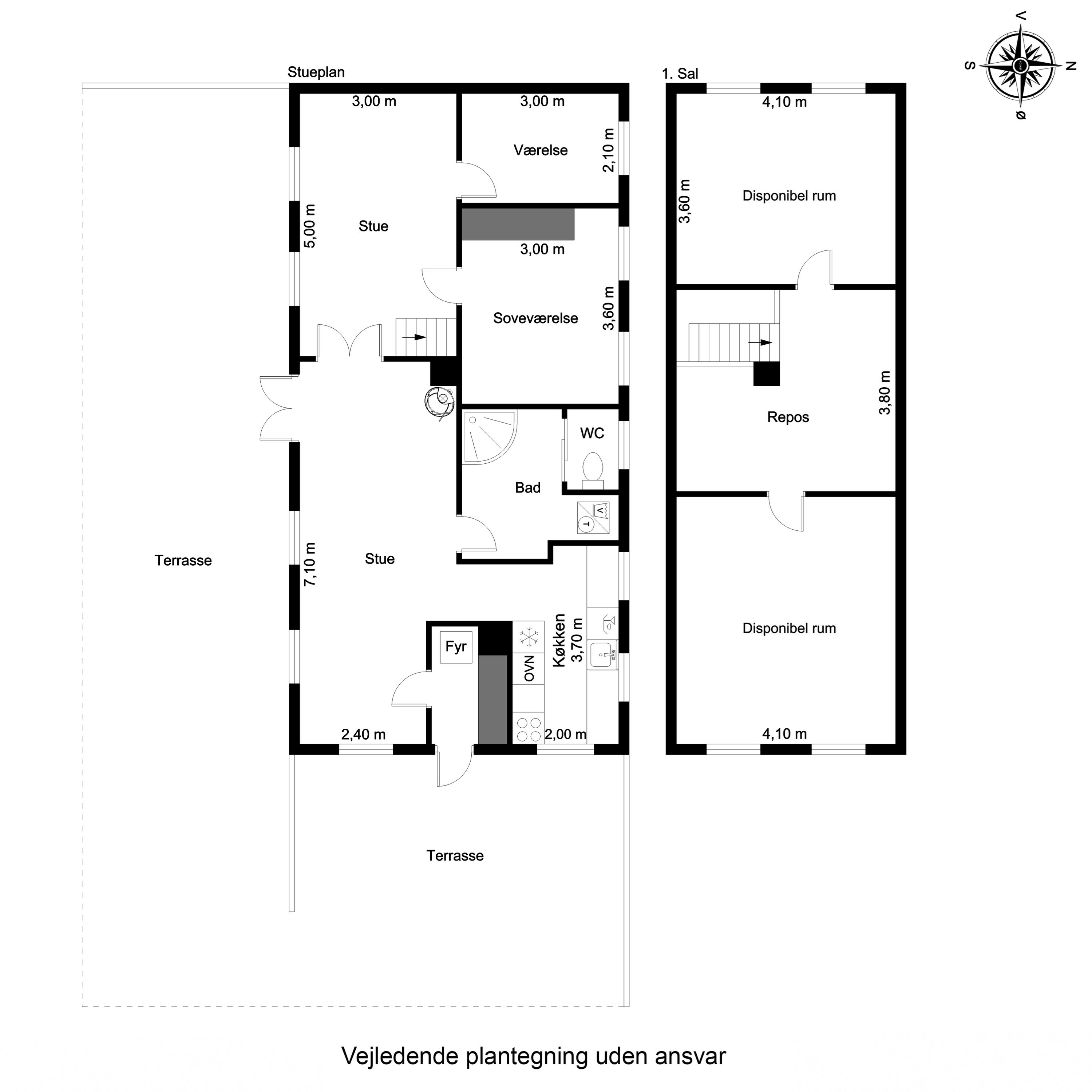 Plantegninger billede af Torsmindevej 127, Bøvling, 6990 Ulfborg
