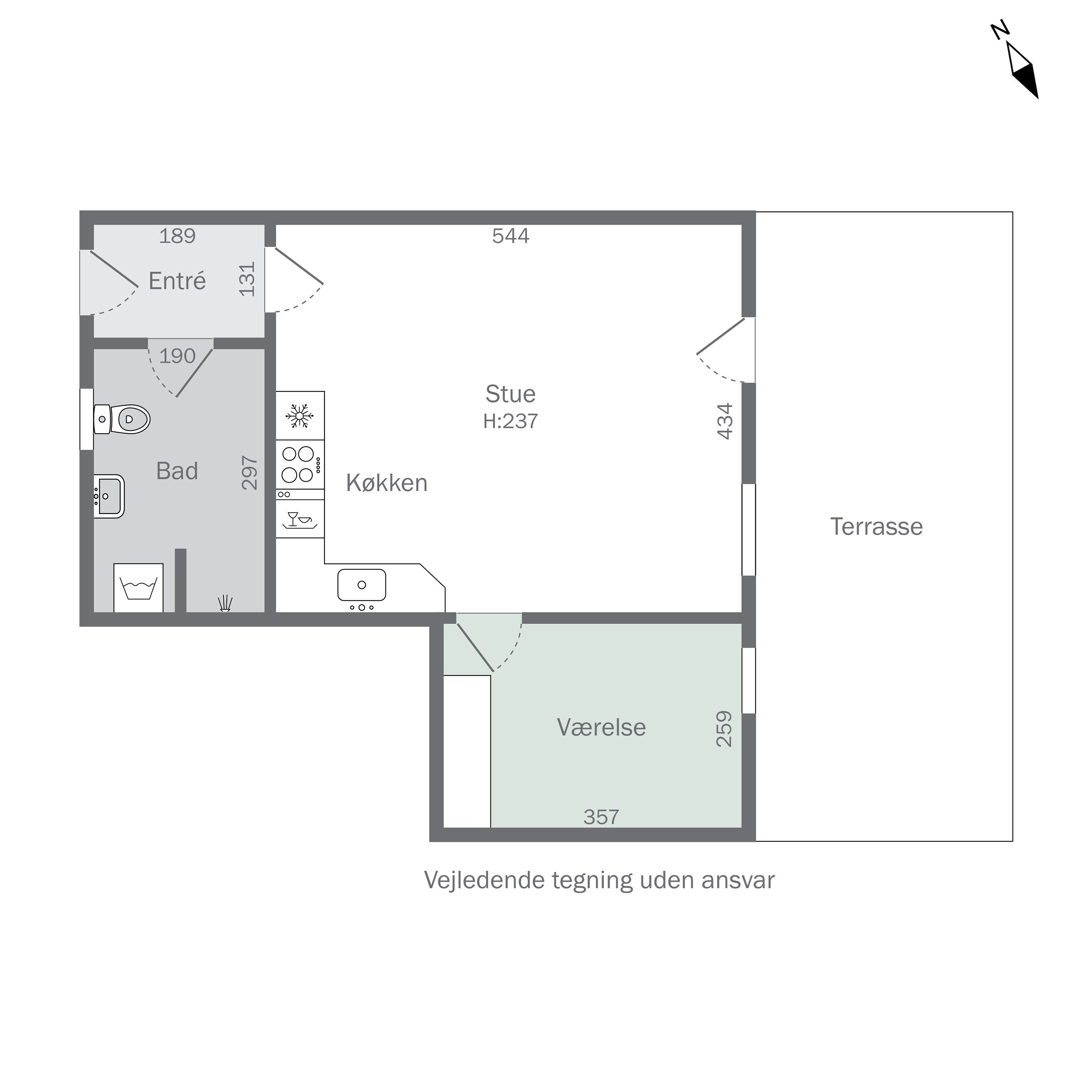 Plantegninger billede af Pilagervej 64, 4200 Slagelse