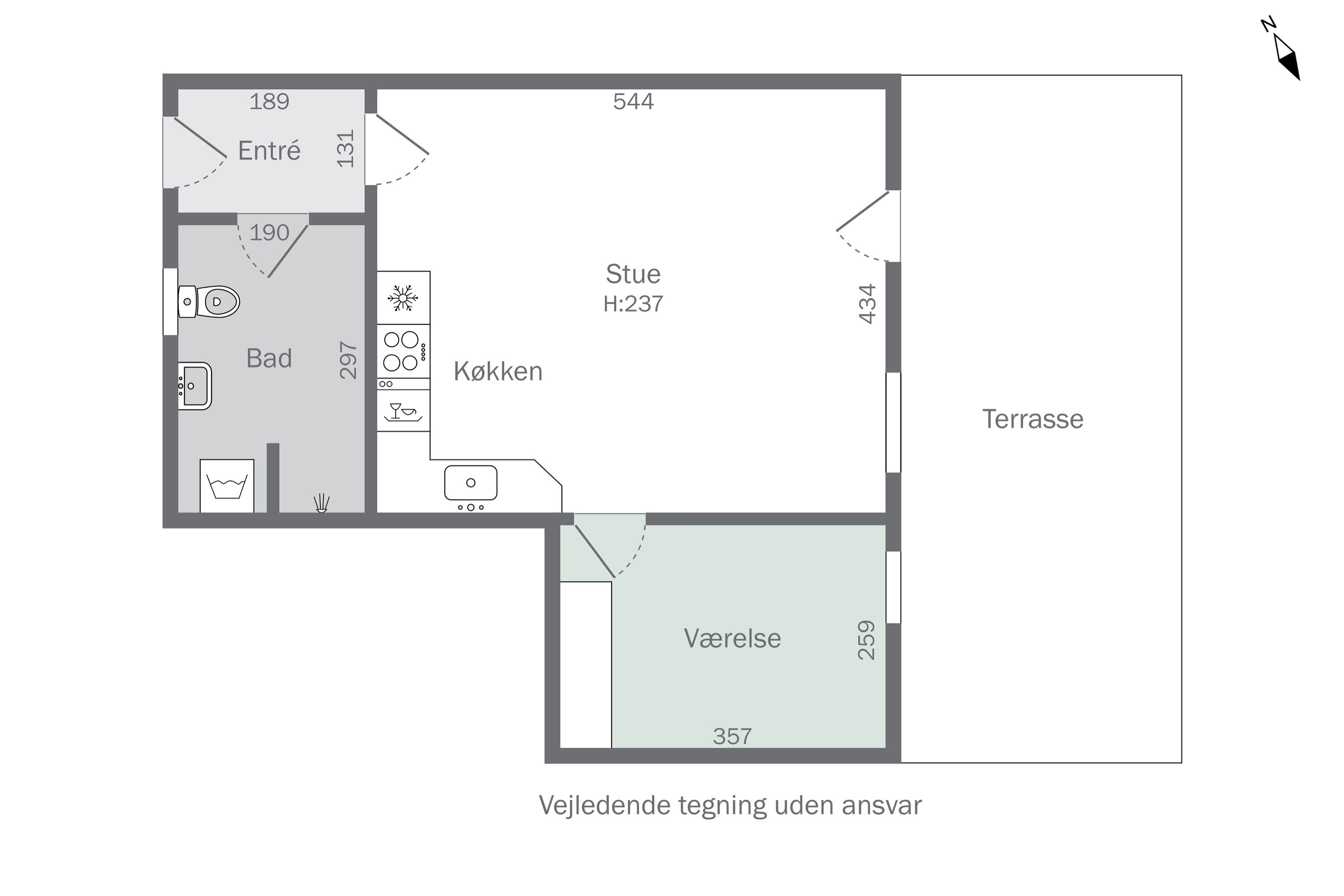 Plantegninger billede af Pilagervej 64, 4200 Slagelse