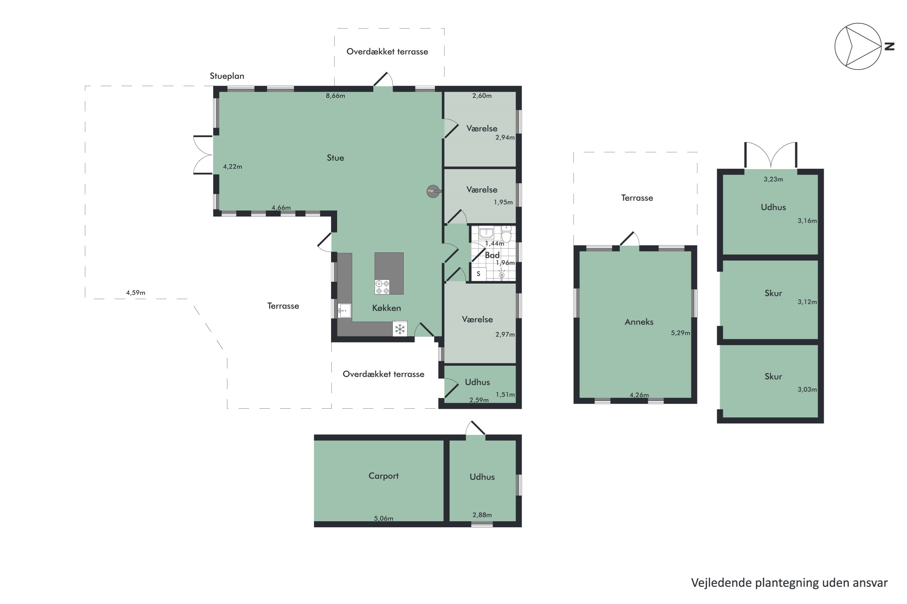 Plantegninger billede af Klitrosevej 7, Hostrup, 7860 Spøttrup